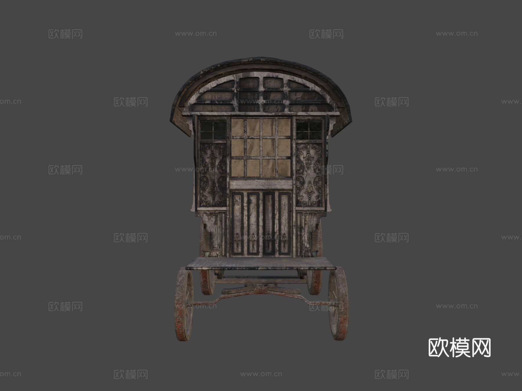 中世纪马车su模型