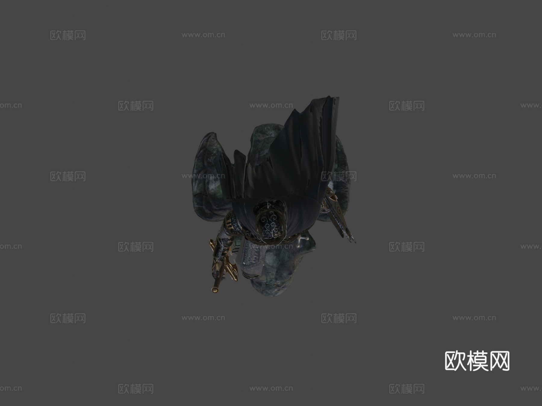 蝙蝠中世纪骑士su模型