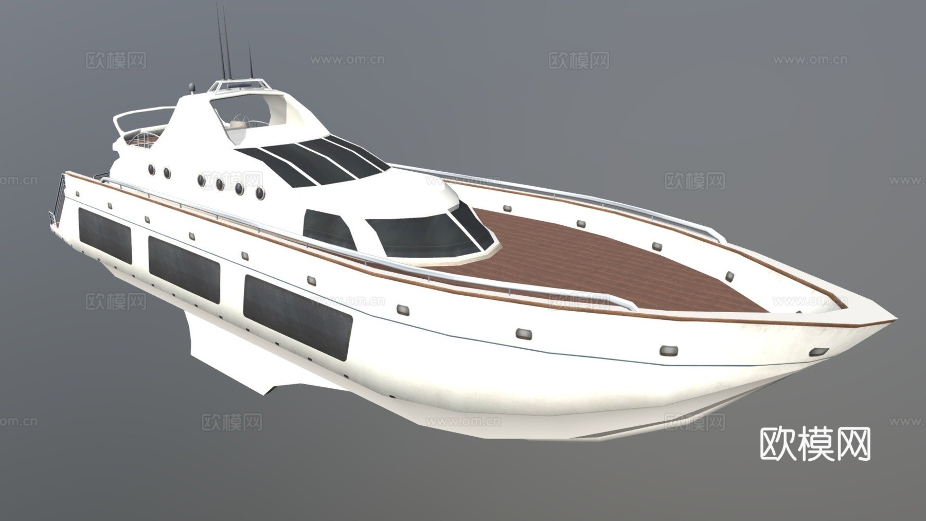 游艇su模型