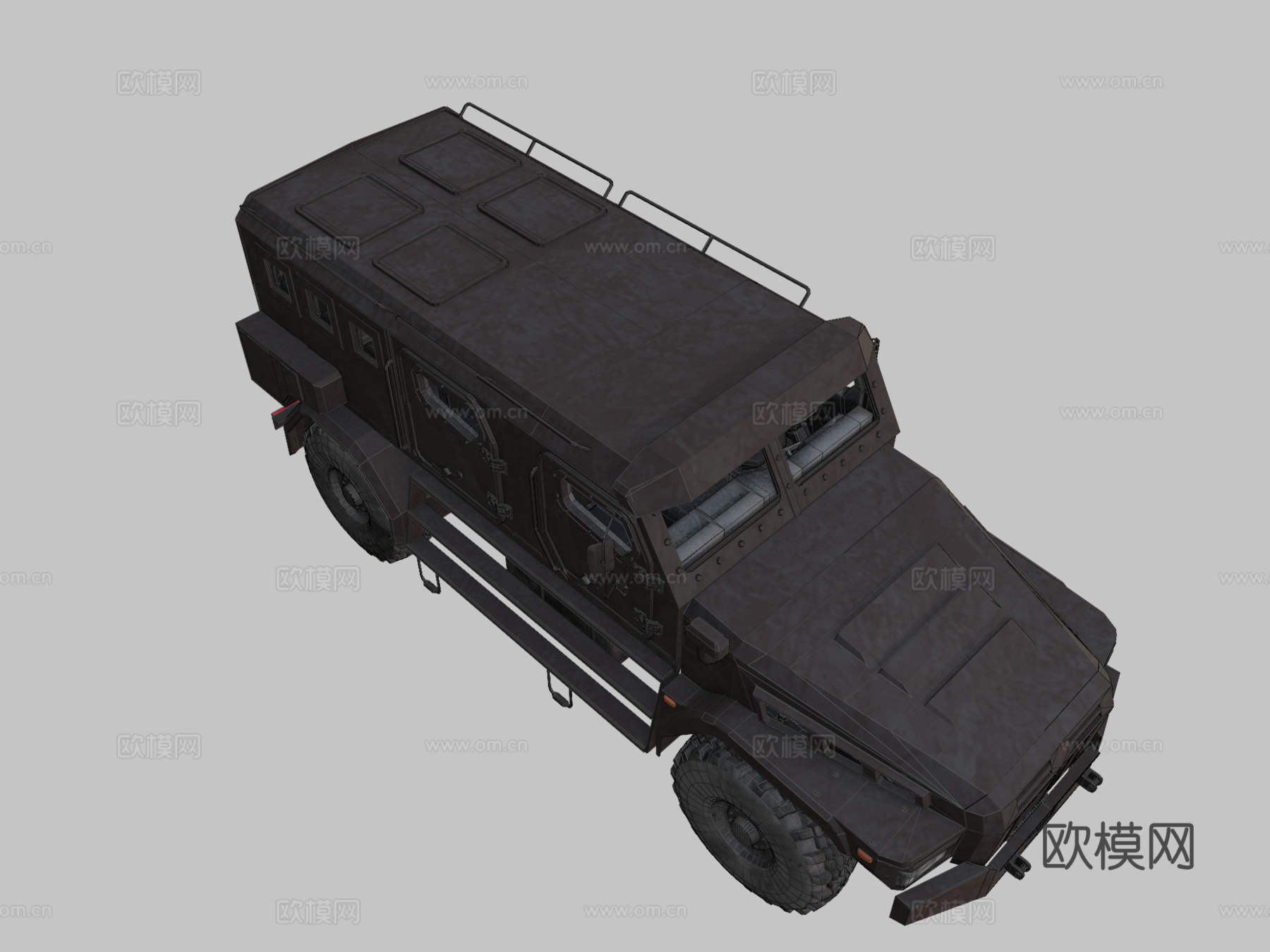 卡玛斯巡逻车su模型