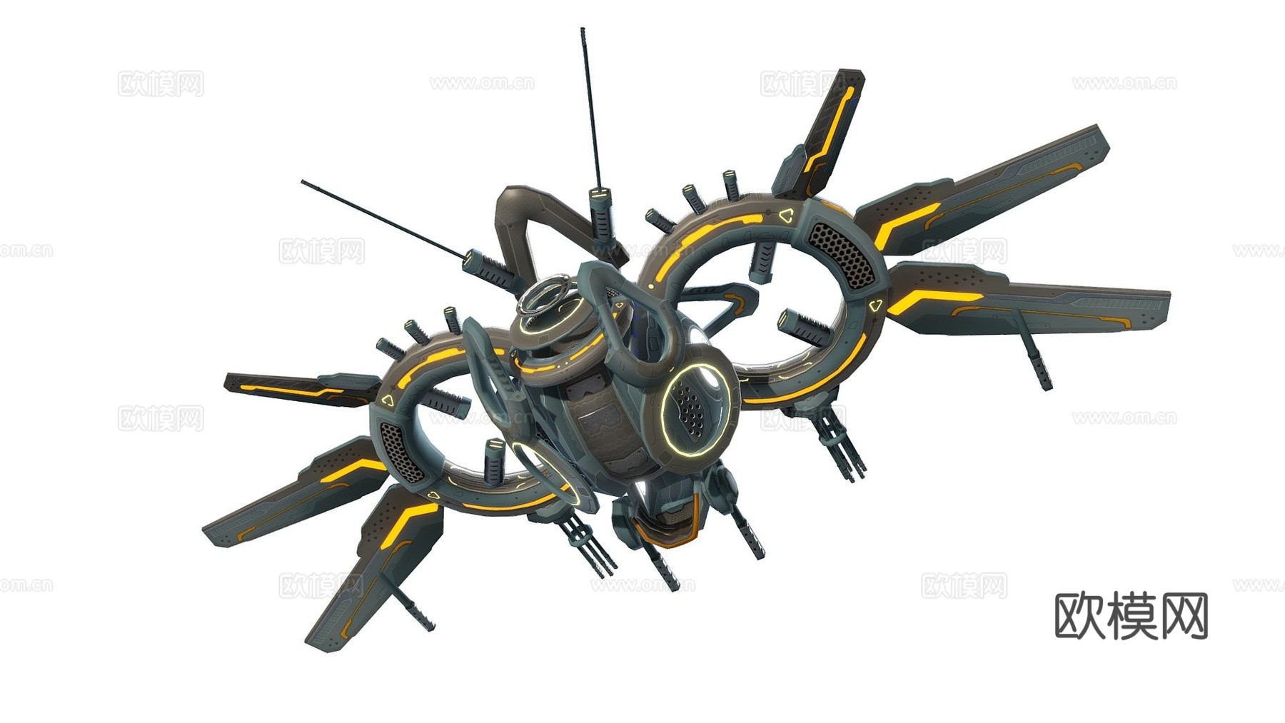 无人机艾伦熔岩su模型