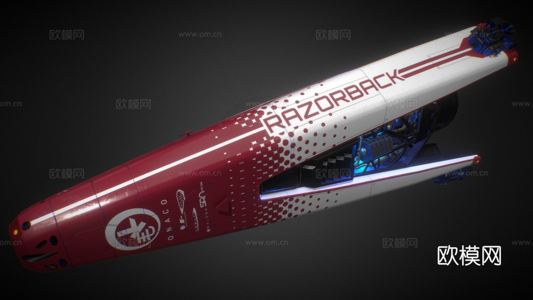 系列6日耀赛艇尖舟浩瀚su模型