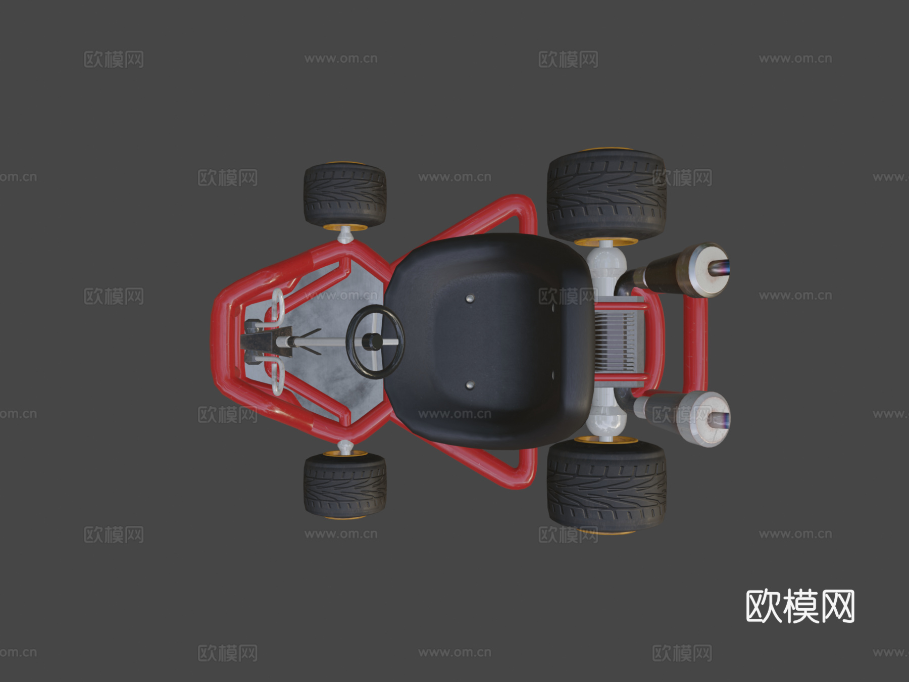 马里奥赛车64管道框架su模型