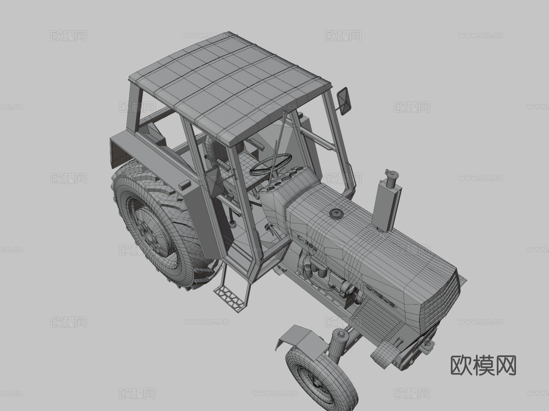乌尔苏斯C385农用拖拉机su模型