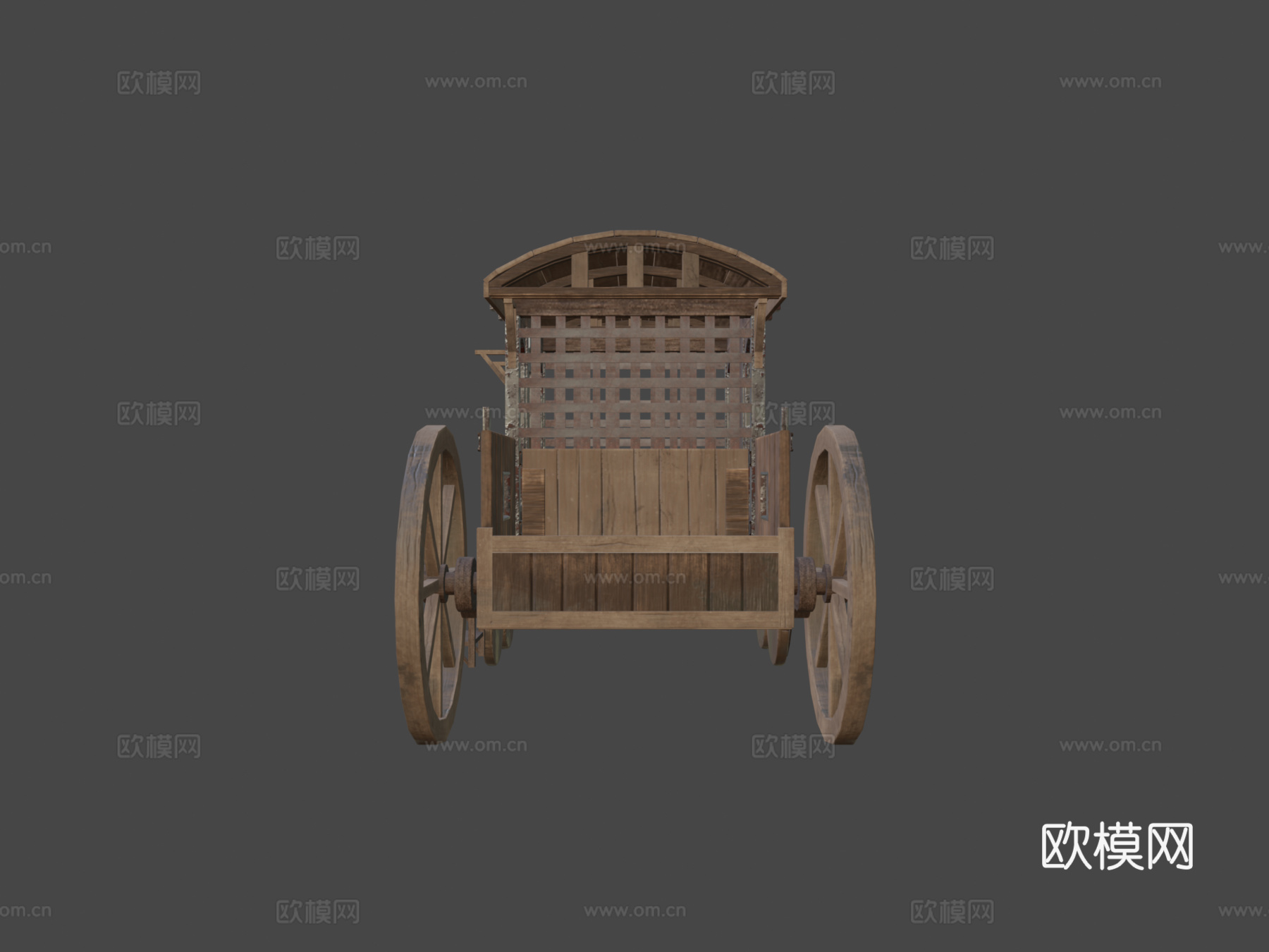 中世纪马车su模型