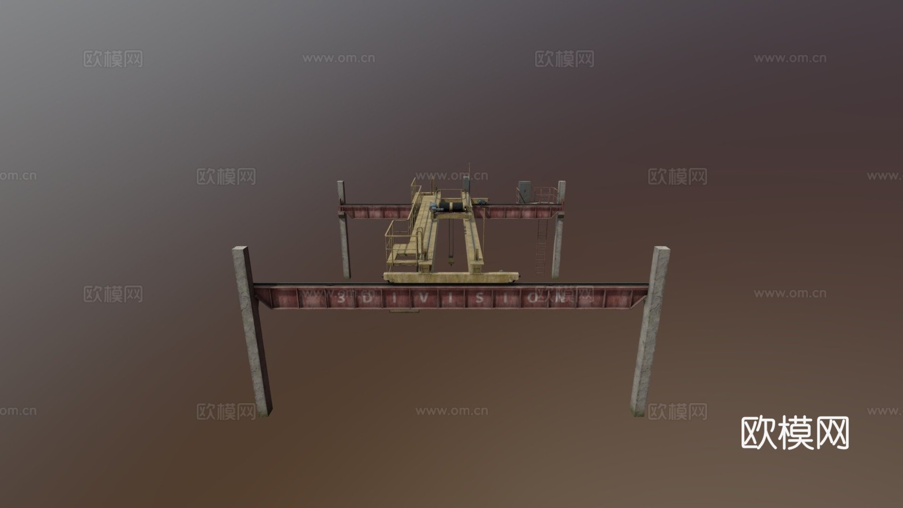 高架起重机su模型