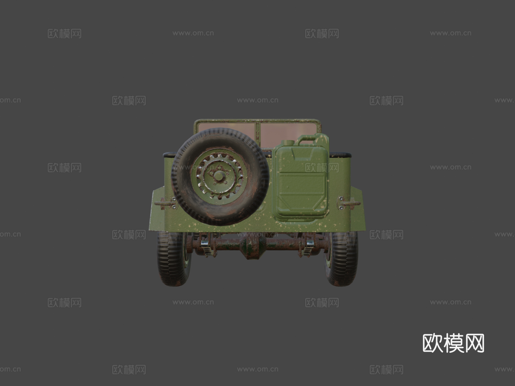 无预算苏联吉普su模型