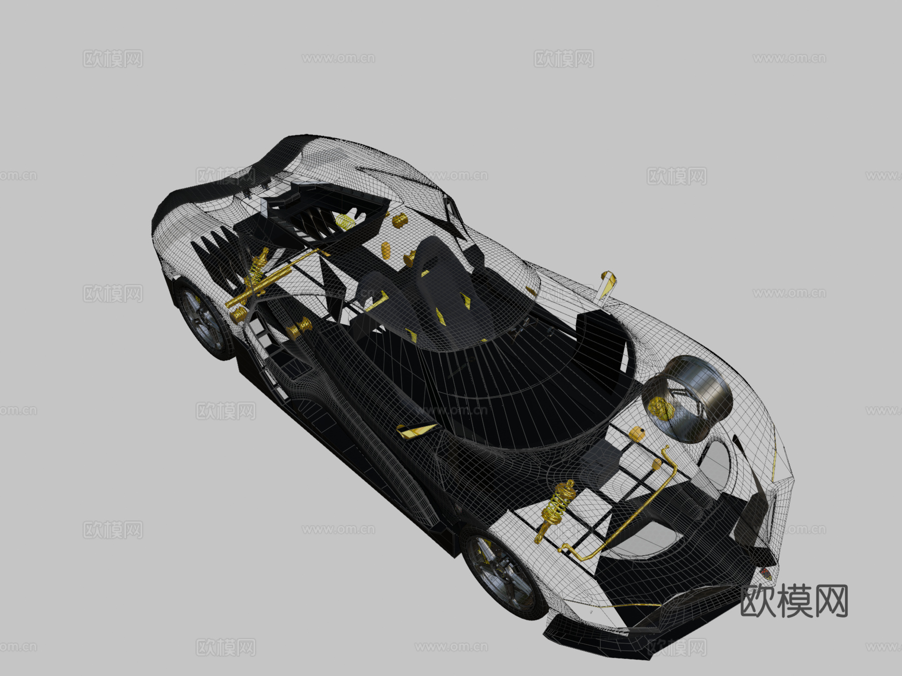 F6底盘检查斯库德里亚莫雷洛1su模型