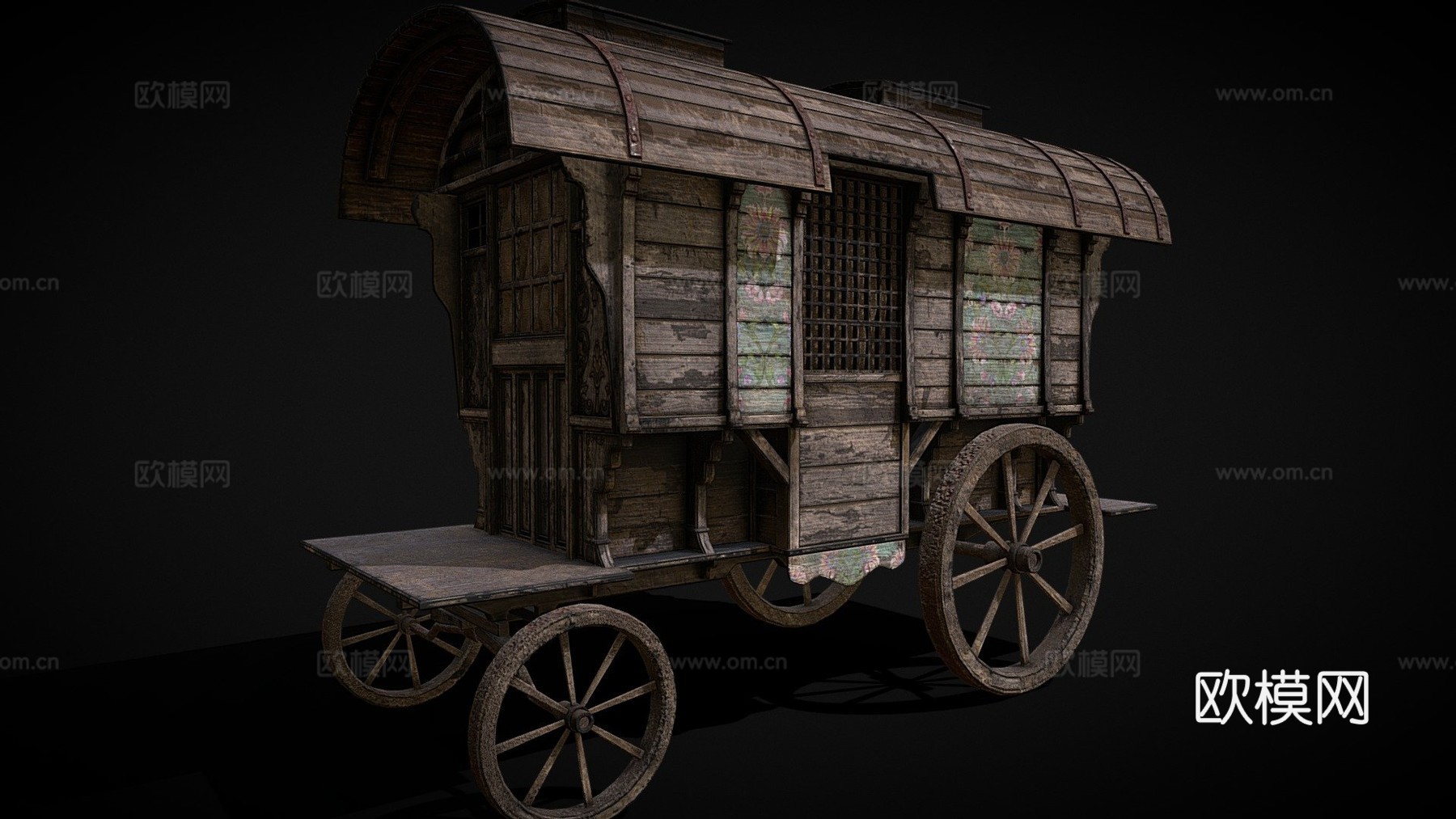 中世纪马车su模型