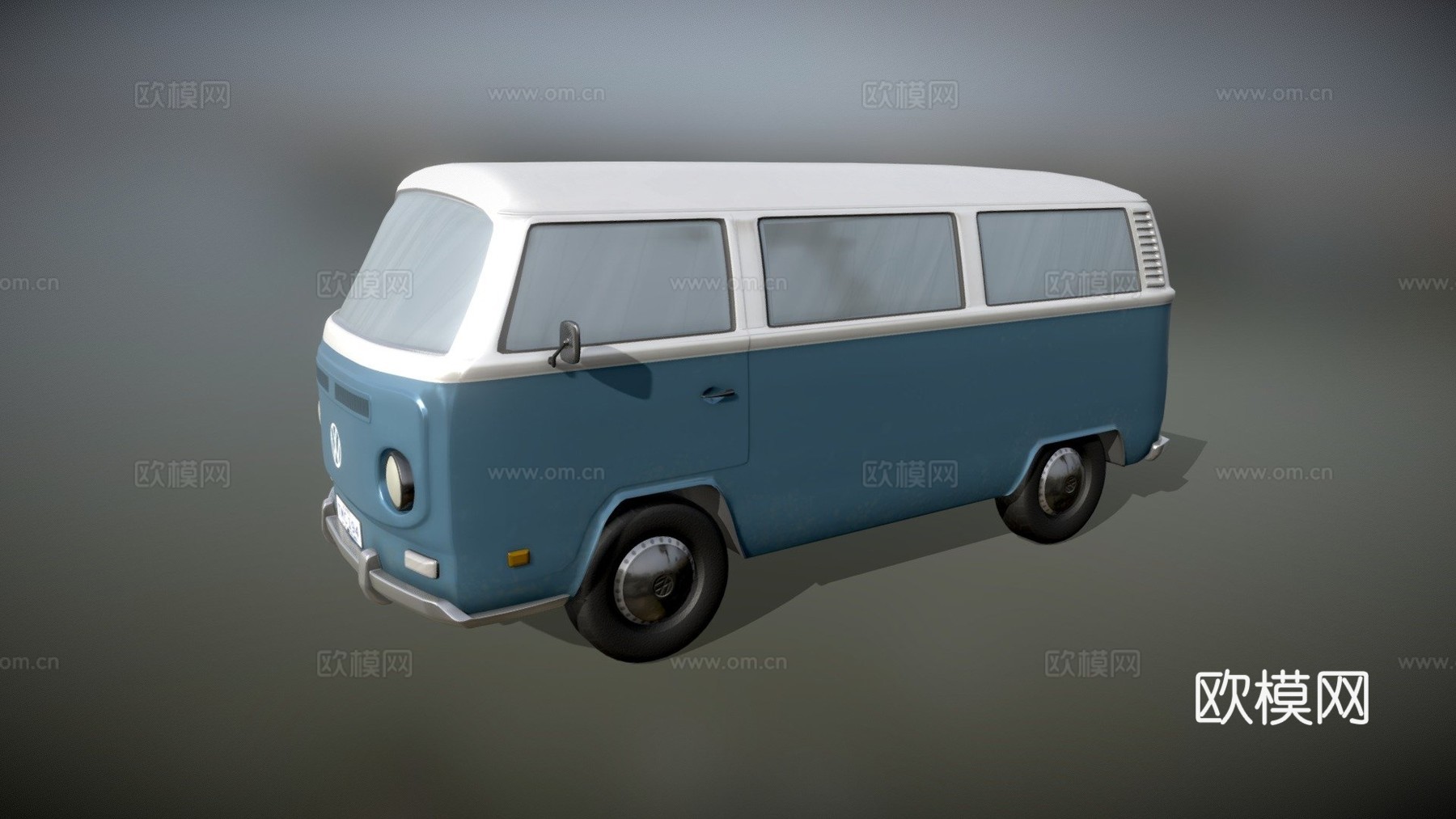 大众T2露营车su模型