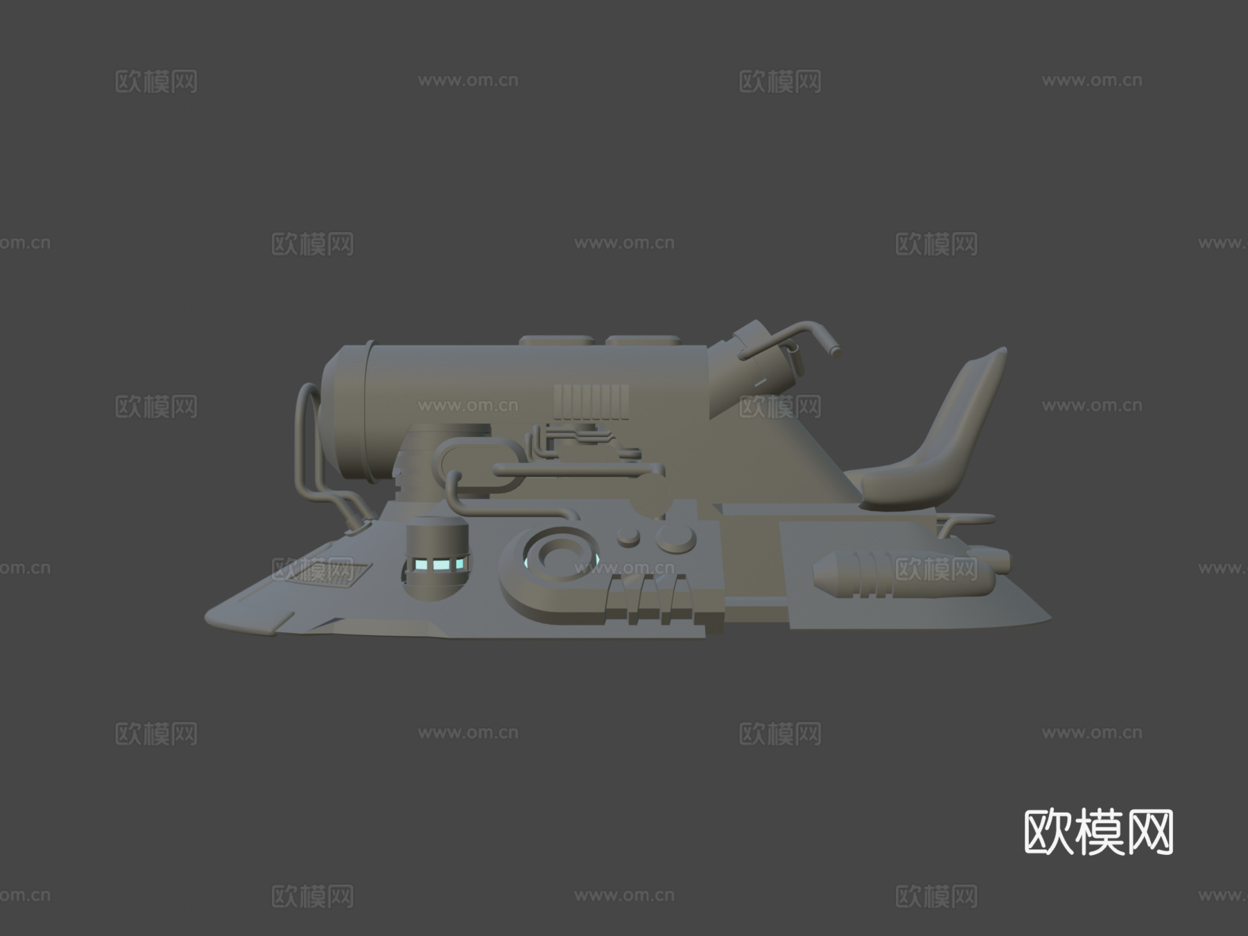 科幻悬浮摩托车05su模型