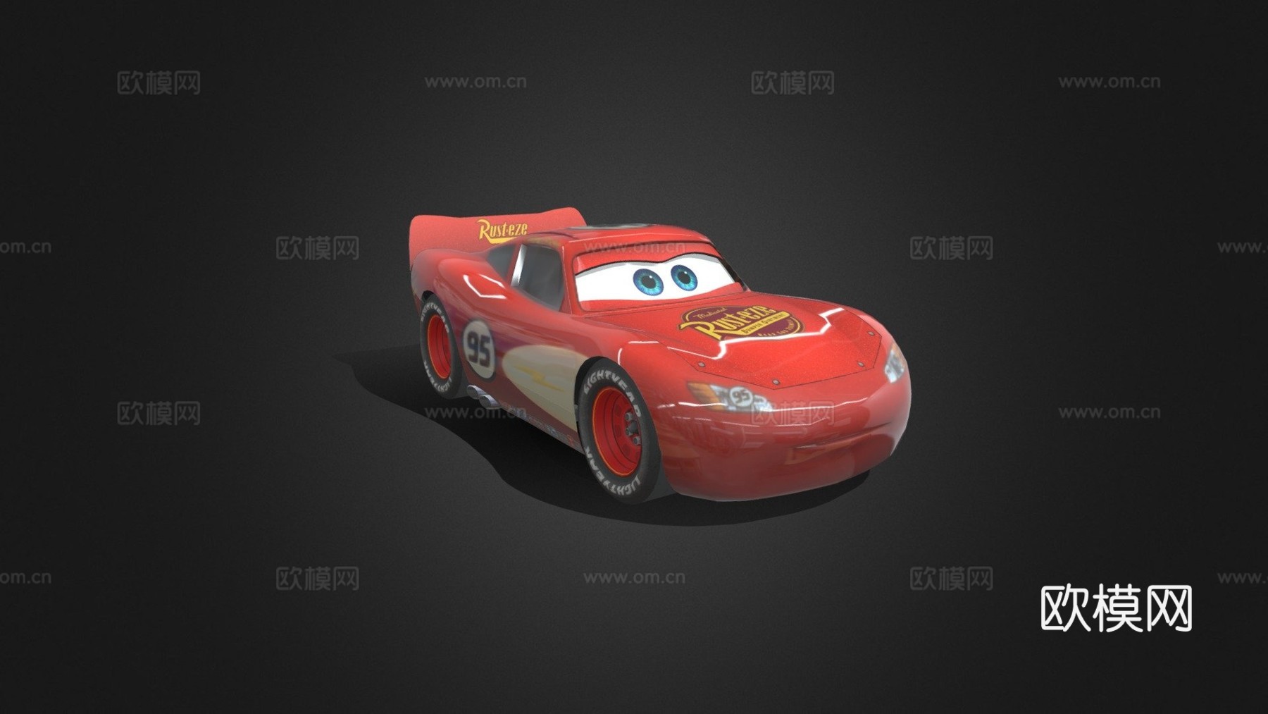 闪电麦昆 赛车欧拉玛su模型