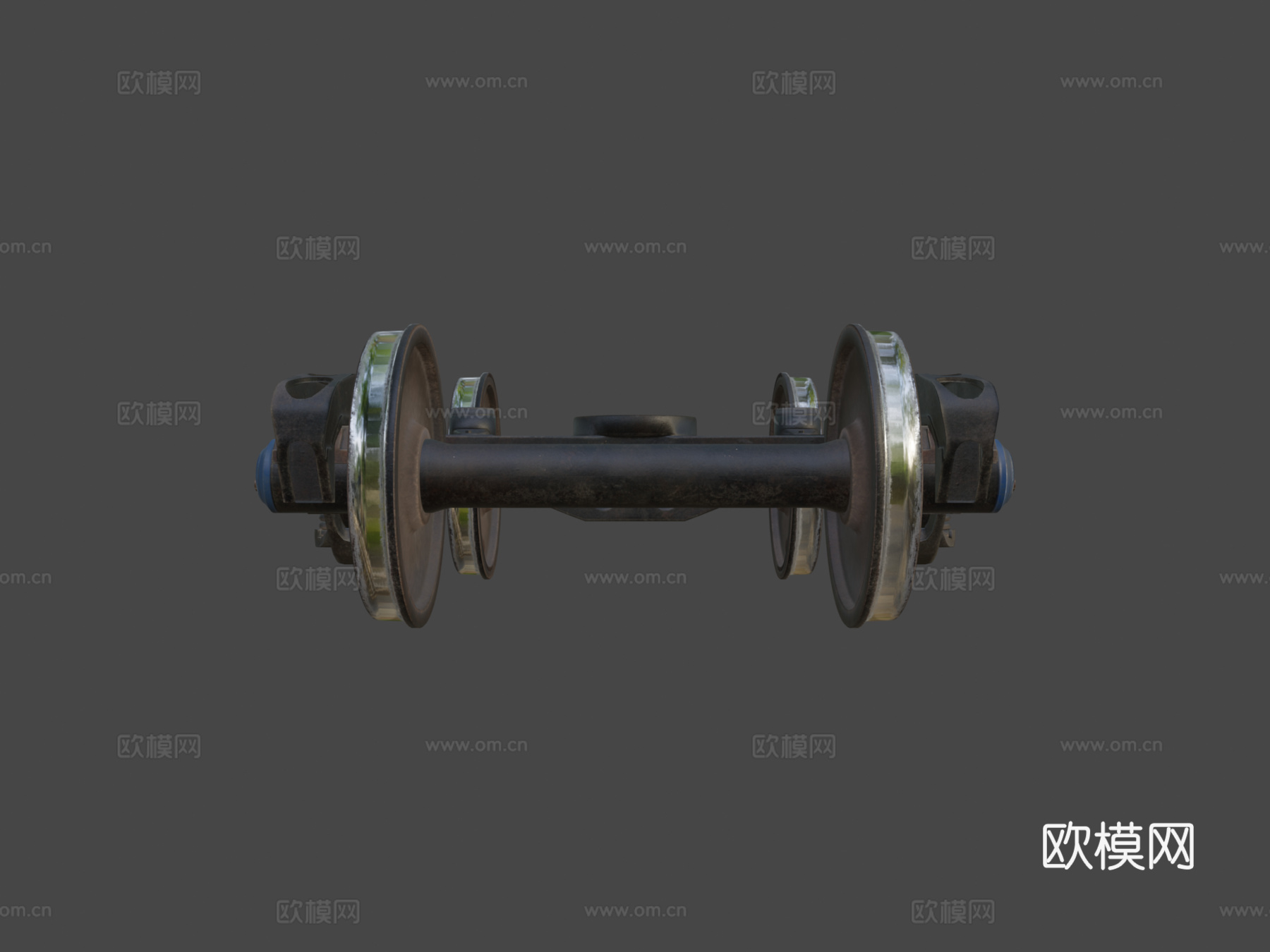 美国铁路卡车 转向架su模型