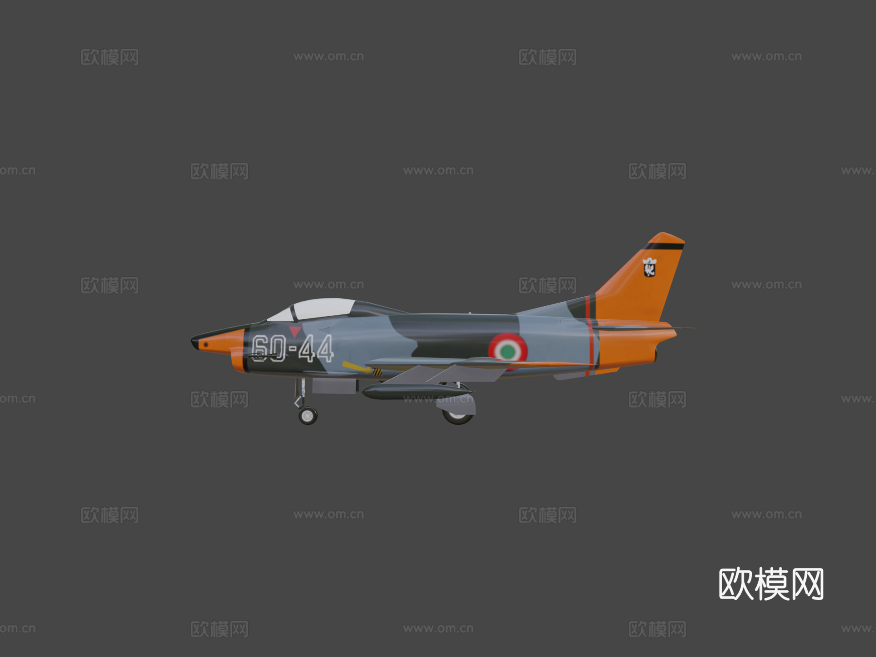 菲亚特G91su模型