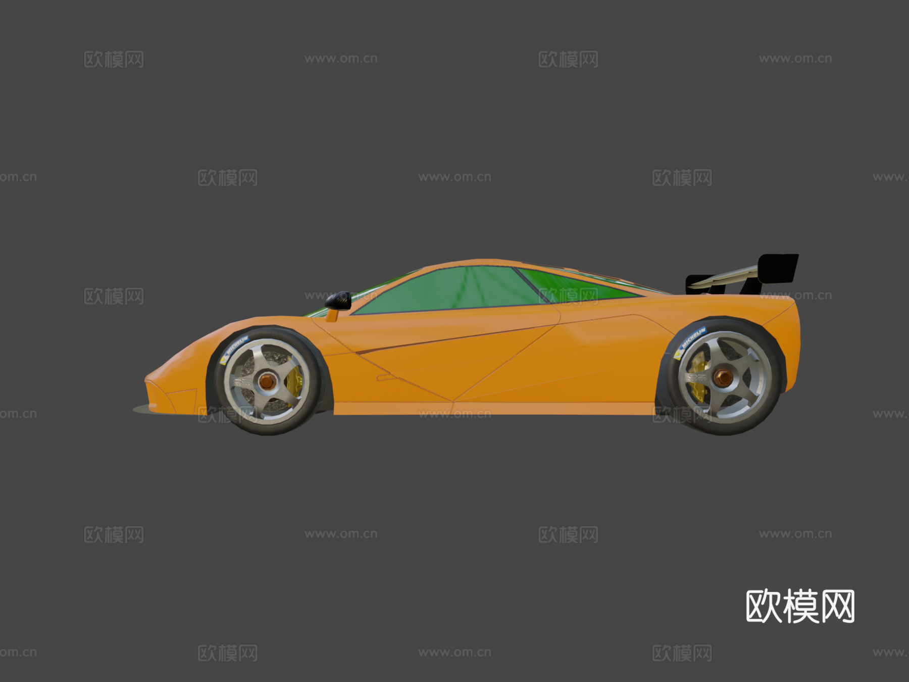 迈凯伦F1LM低多边形su模型