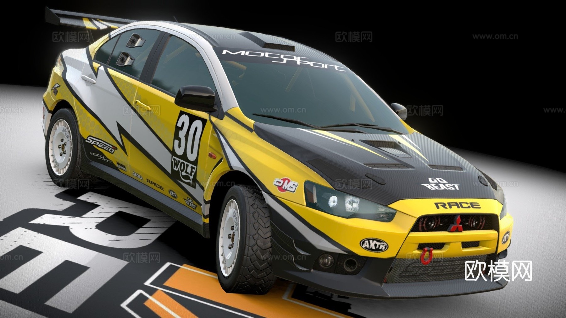 三菱蓝瑟翼豪陆神Xsu模型