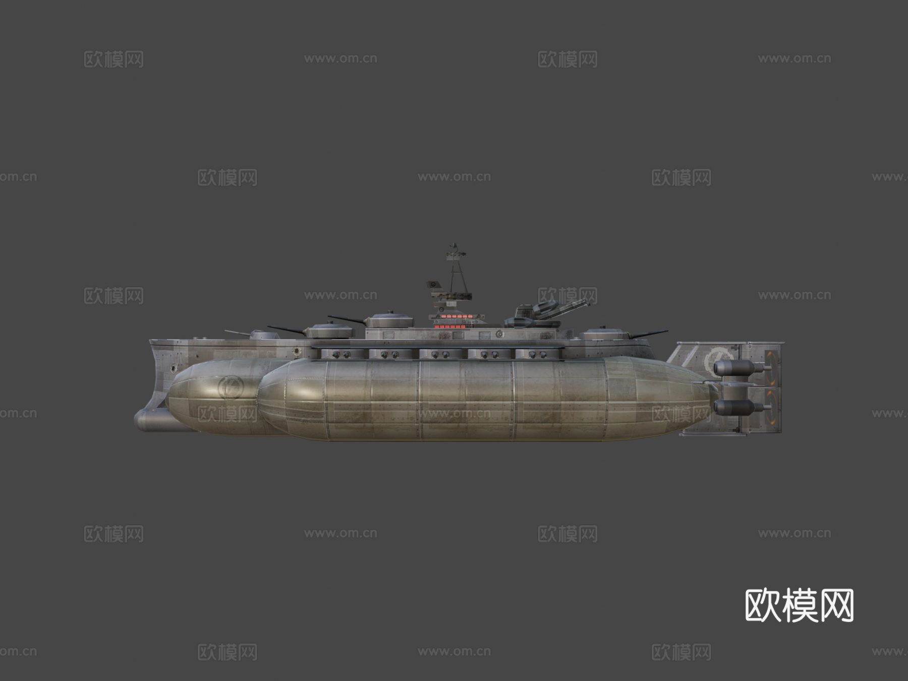 风暴围攻飞艇su模型