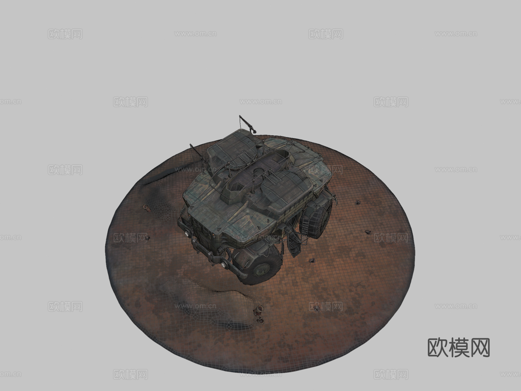 特鲁加重型勘探移动单元su模型