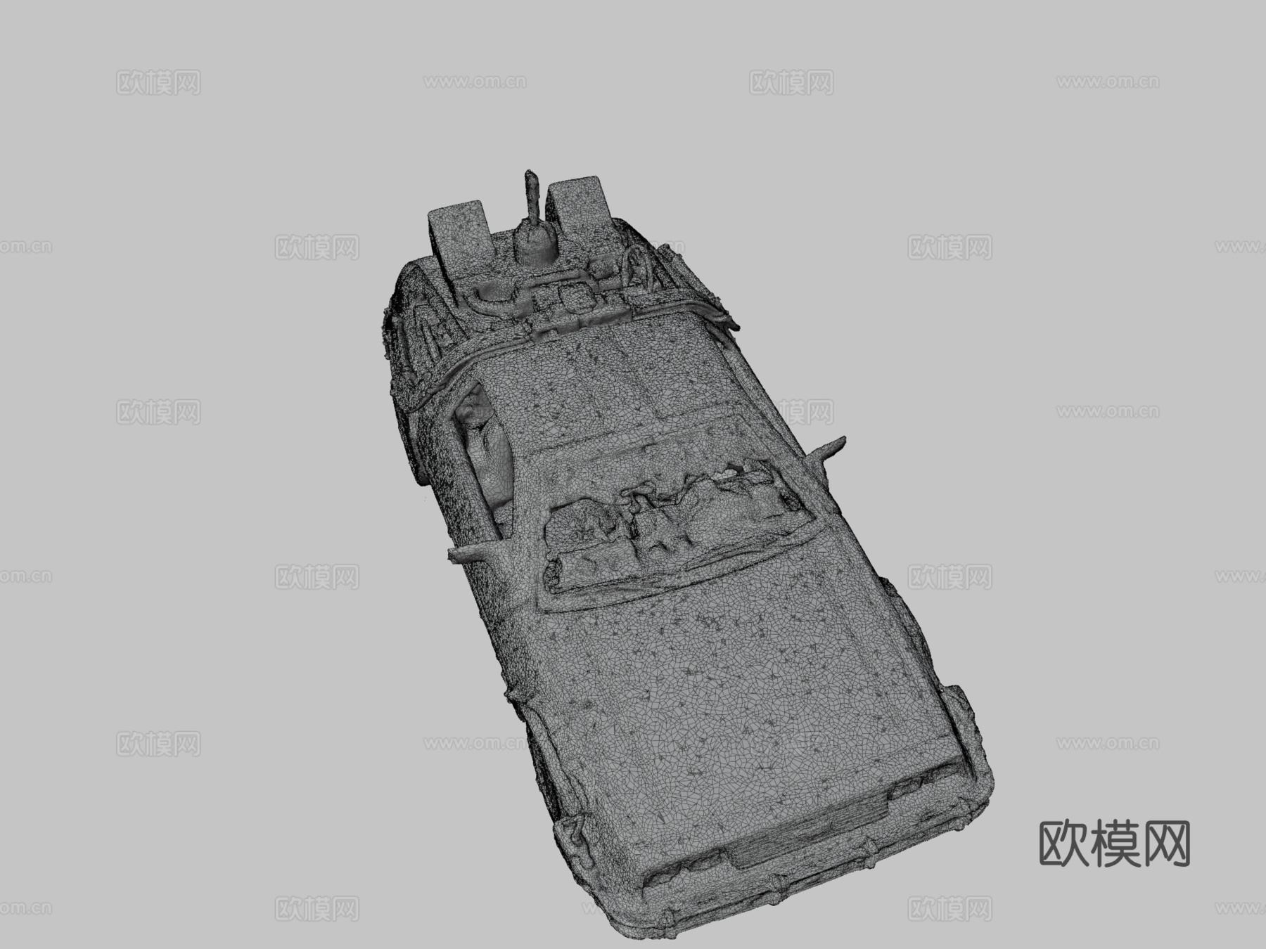 超时 低多边形 测试su模型
