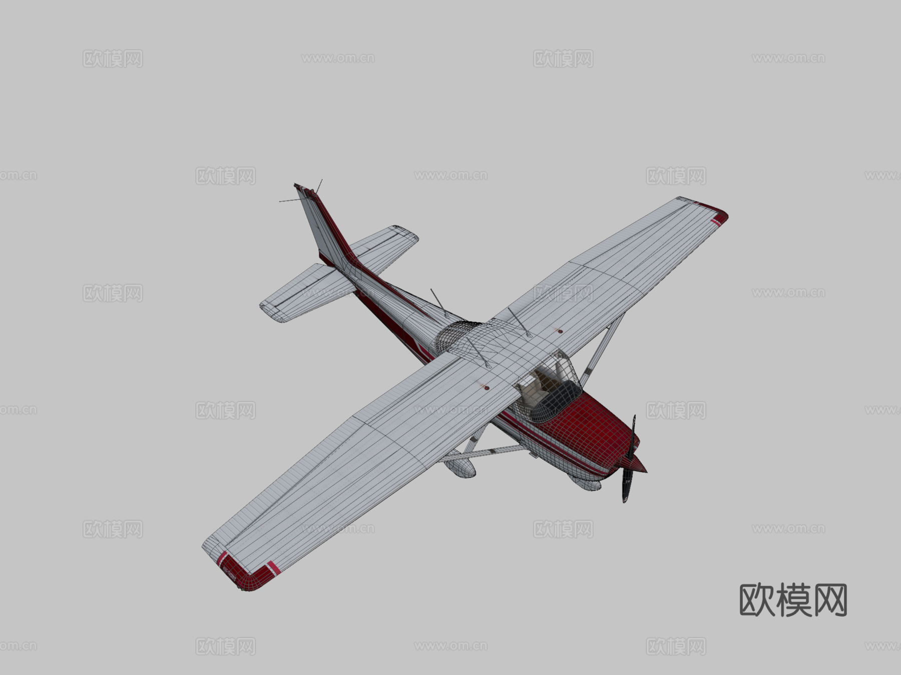 塞斯纳172su模型