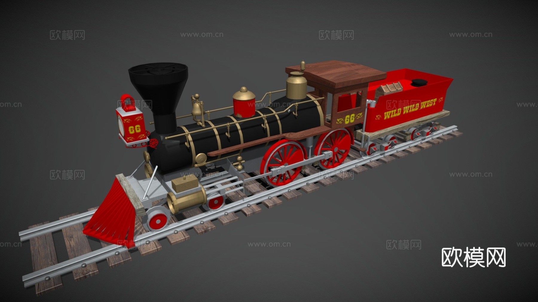 蒸汽火车su模型