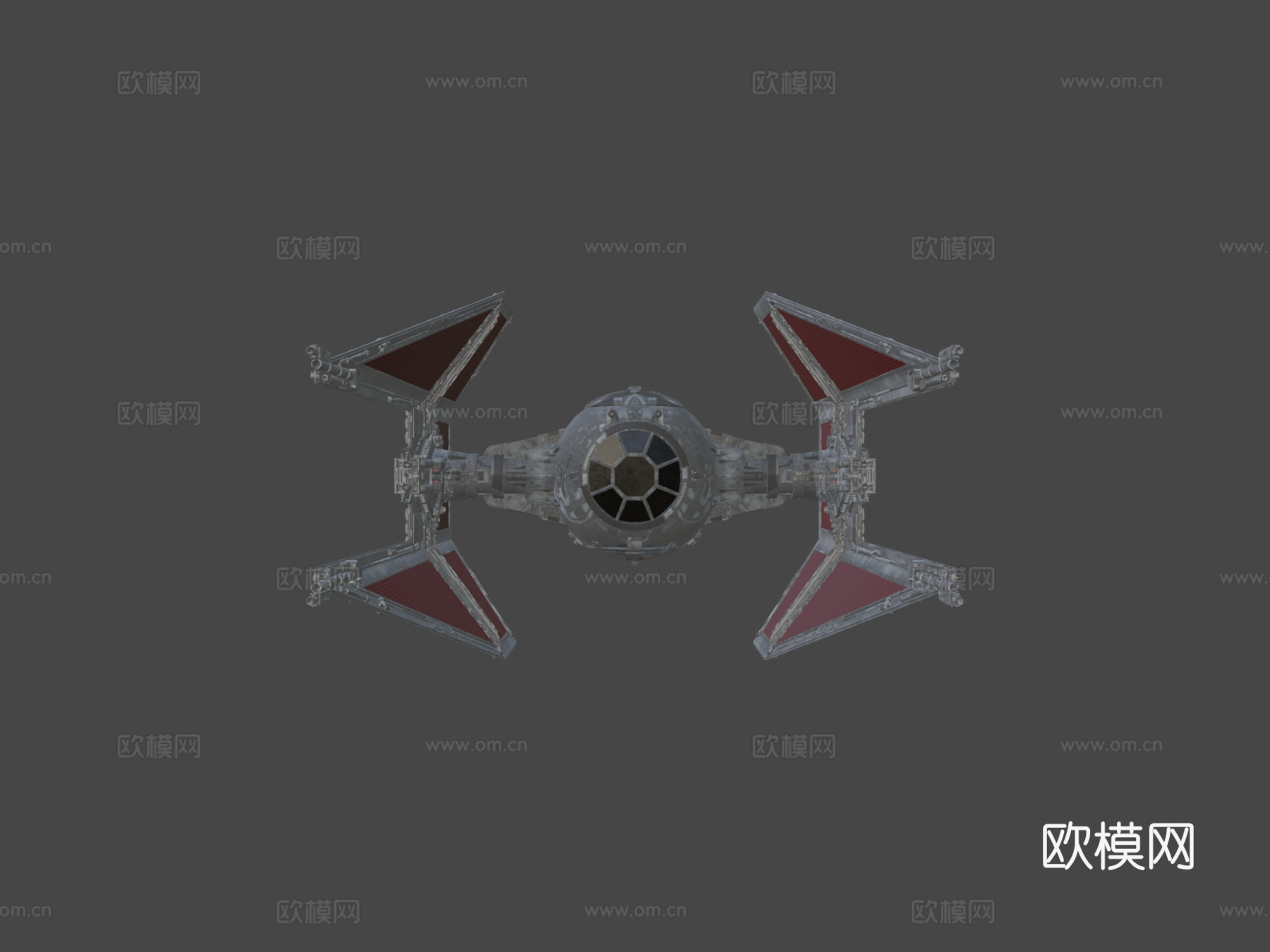 星球大战钛拦截机su模型