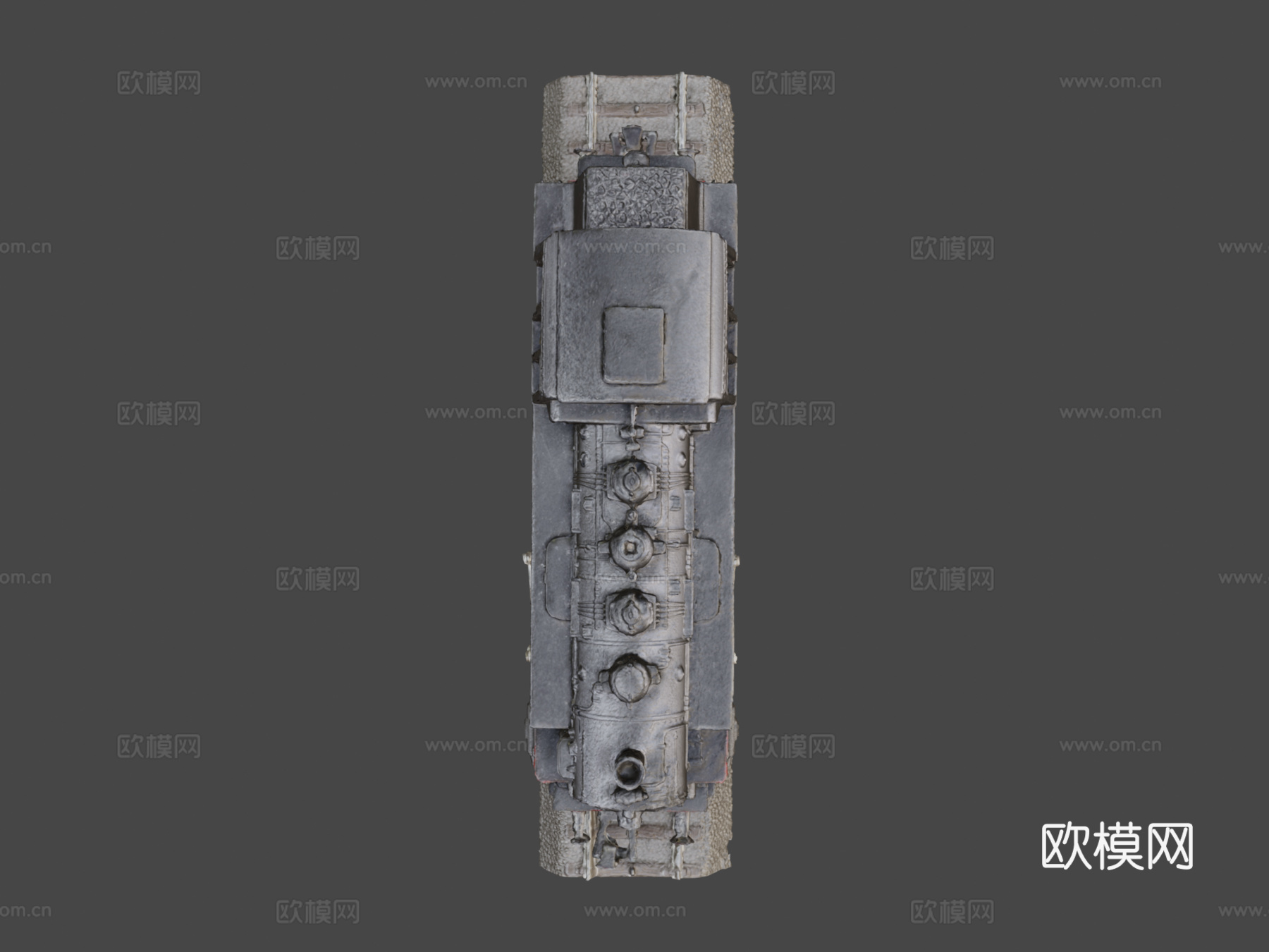 比例模型 蒸汽机车 RC玩具挑战su模型