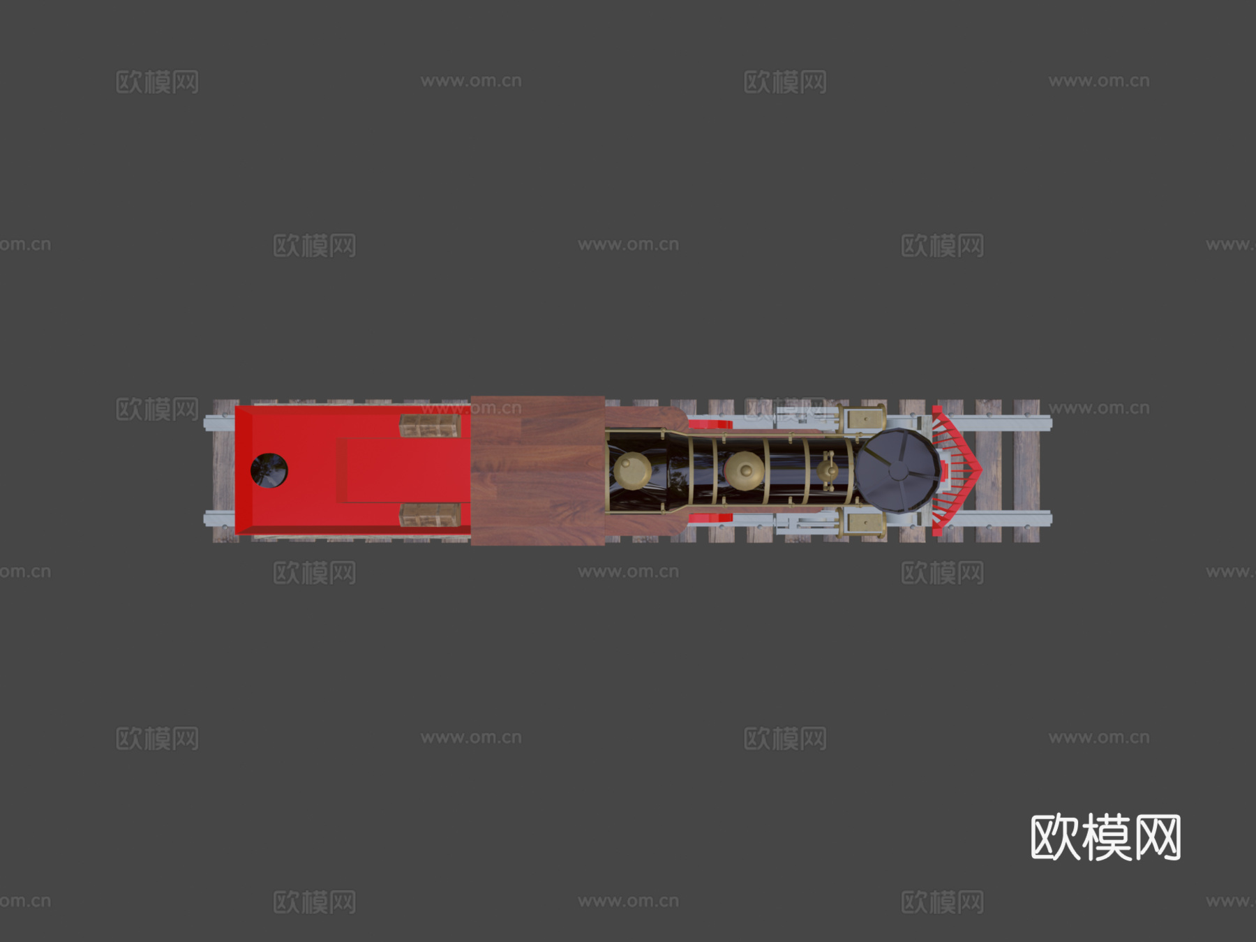 蒸汽火车su模型