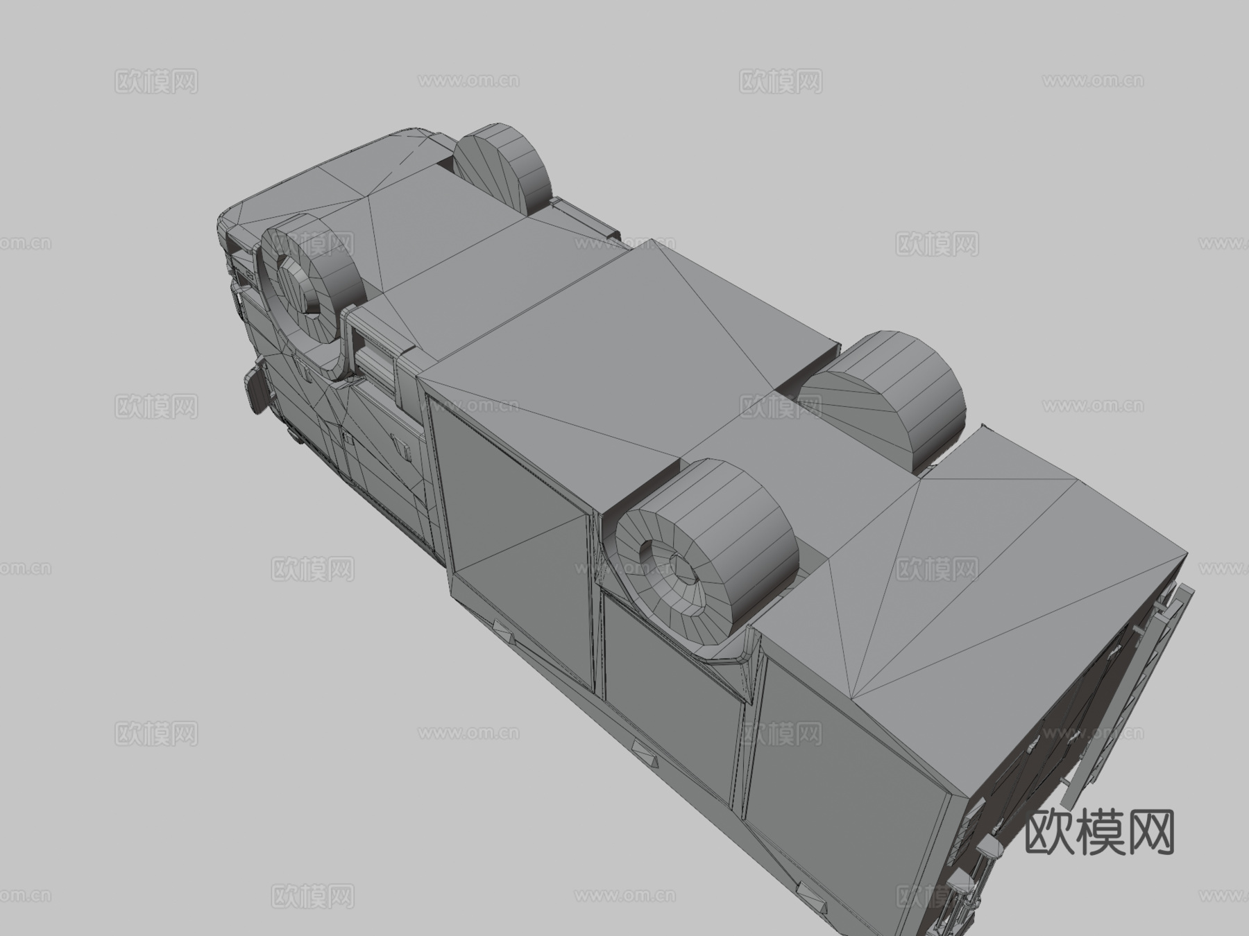 斯堪尼亚P94D消防车su模型