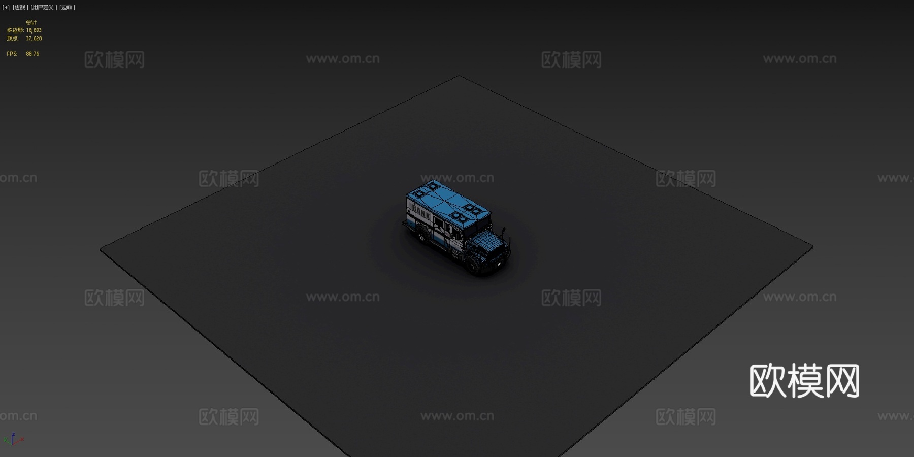 装甲运钞车su模型