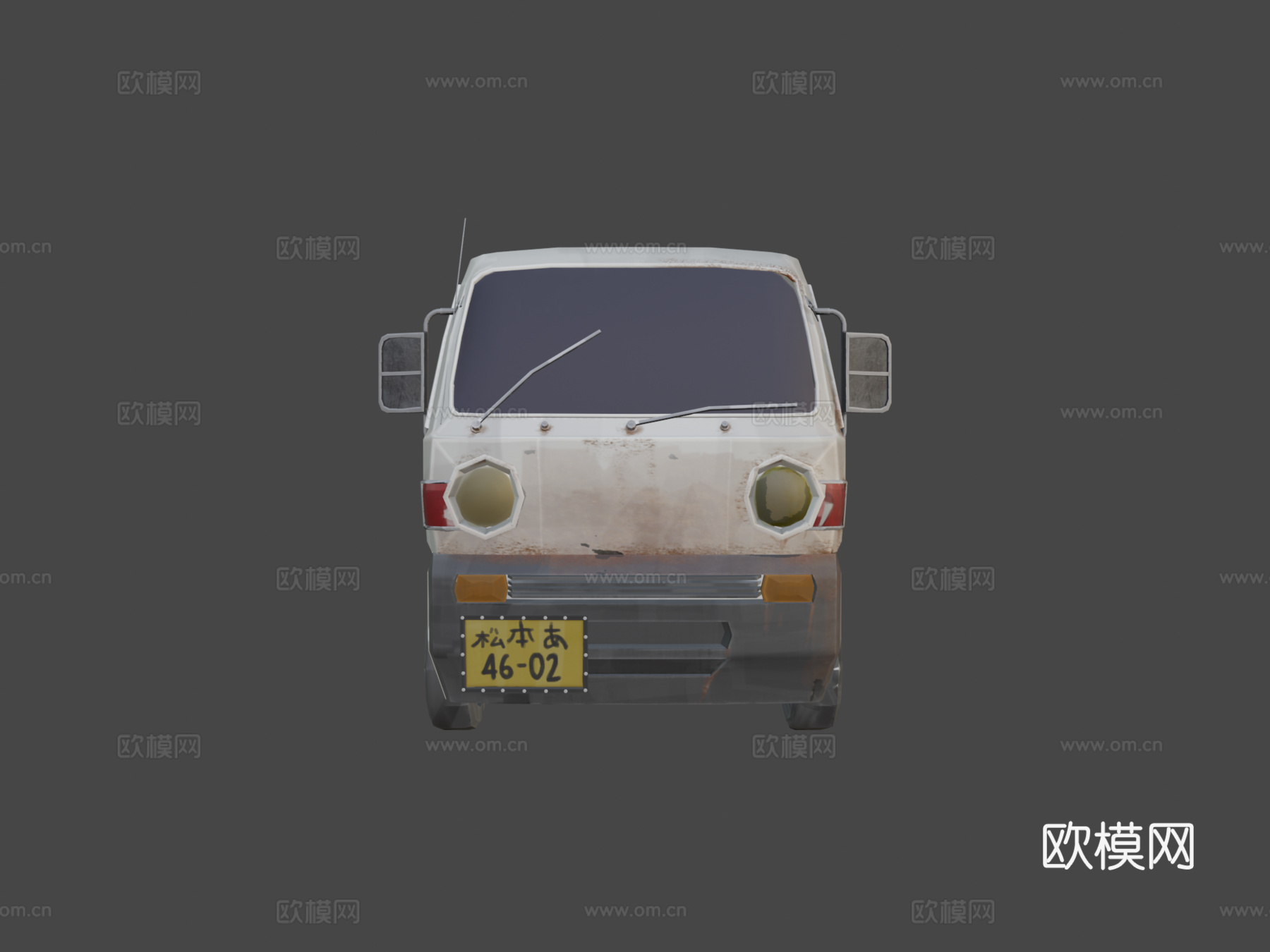 日本迷你卡车su模型