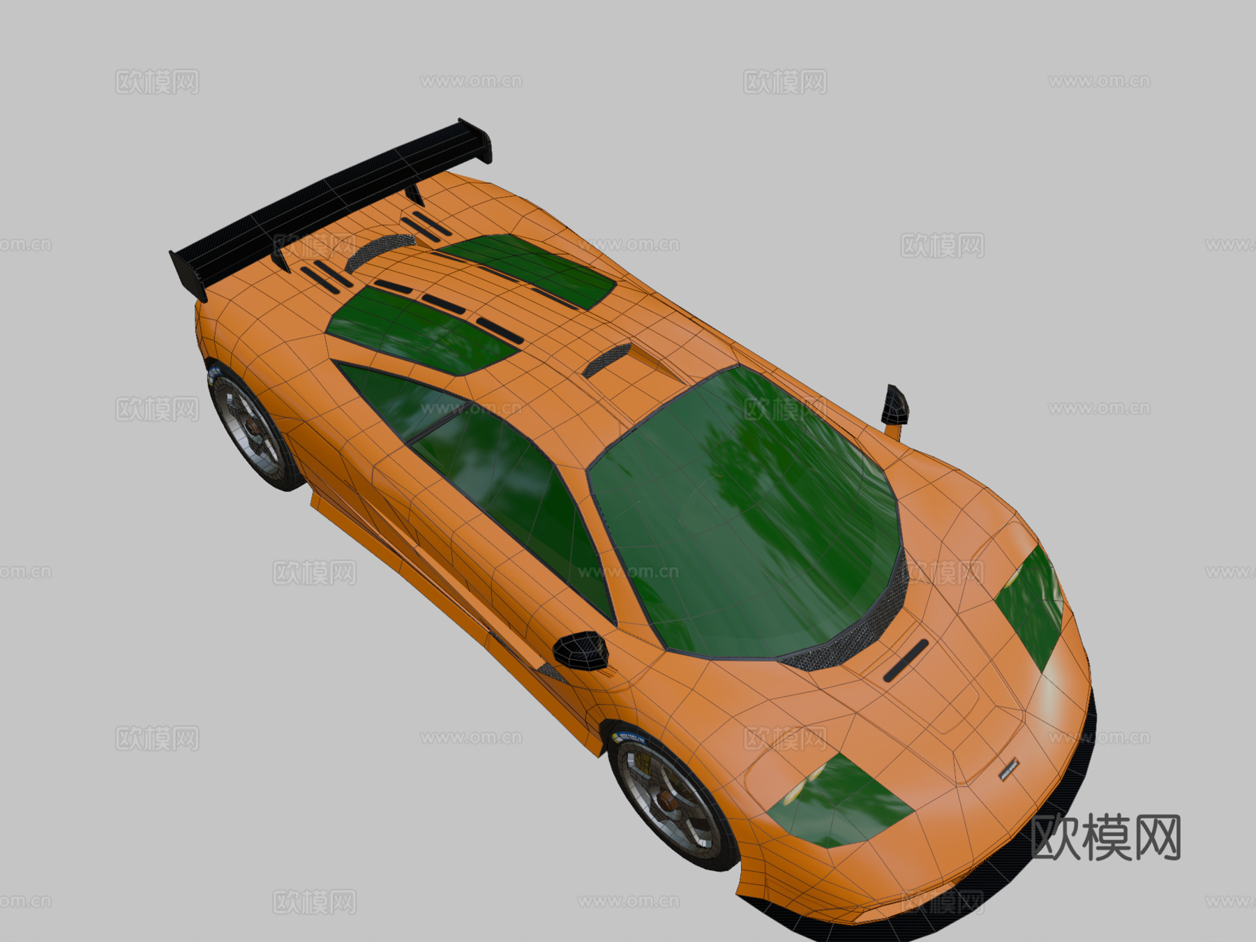 迈凯伦F1LM低多边形su模型