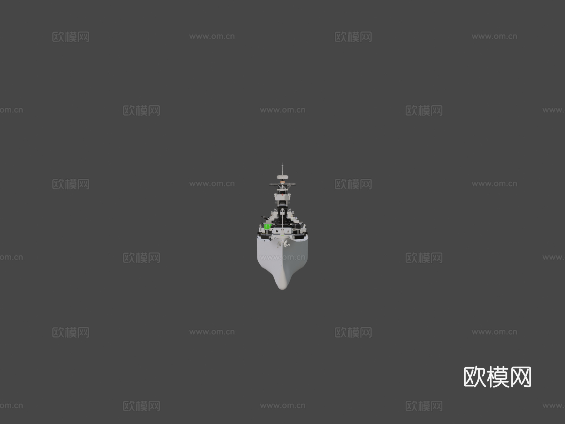 美国海军爱荷华号su模型