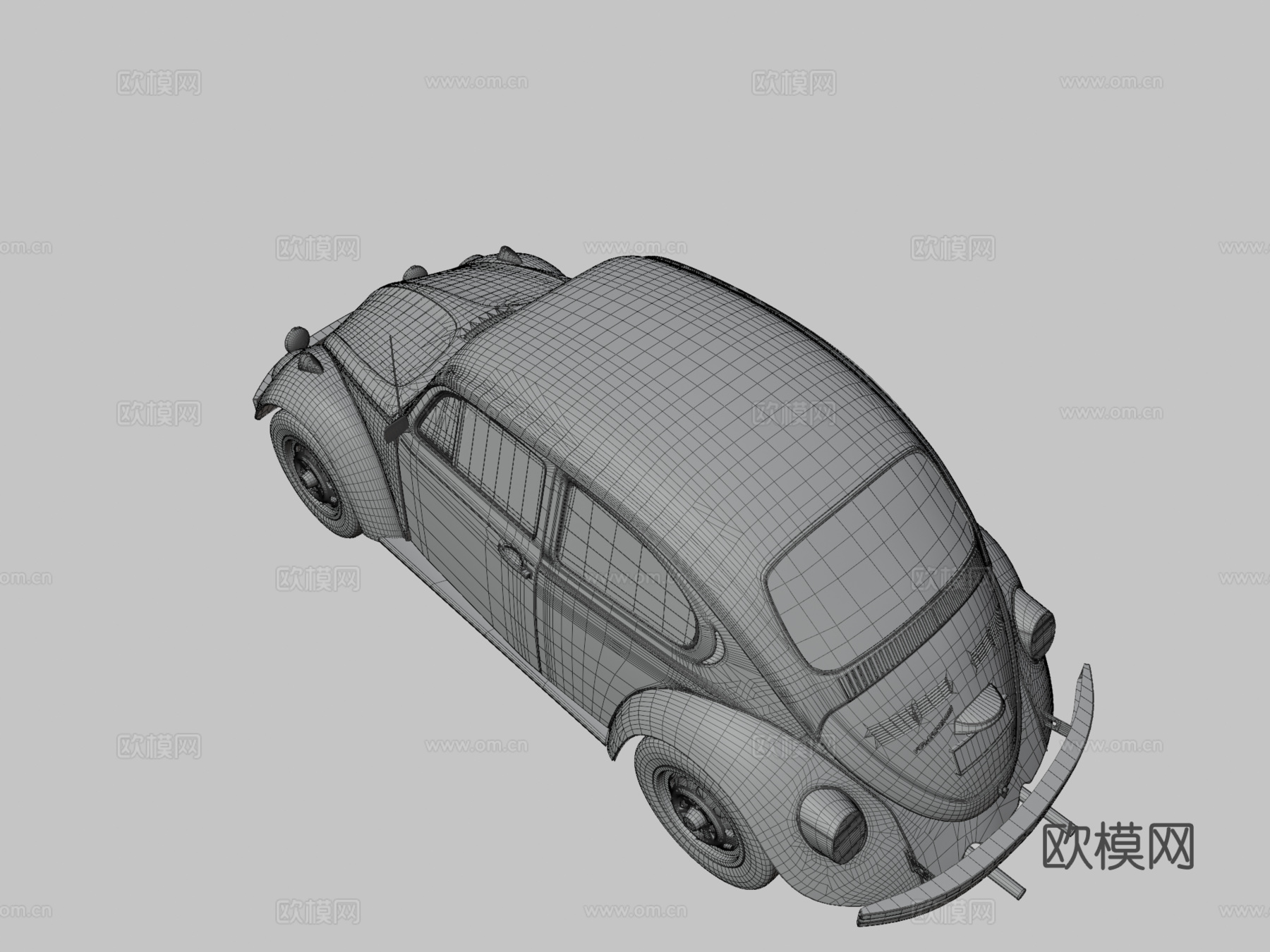 大众甲壳虫198su模型