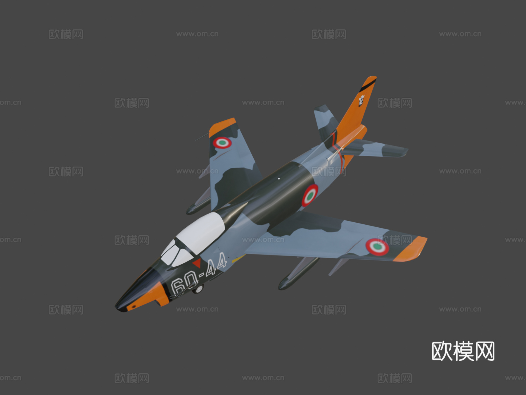 菲亚特G91su模型