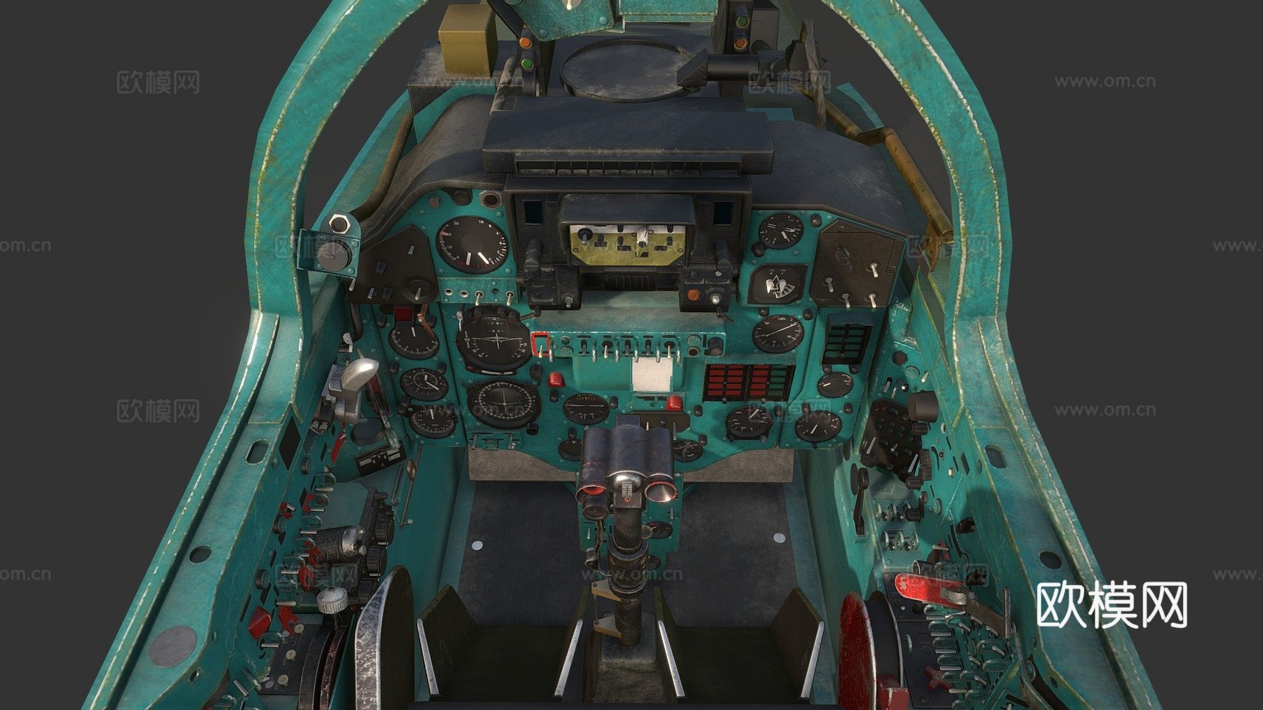 米格23鞭挞者驾驶舱su模型