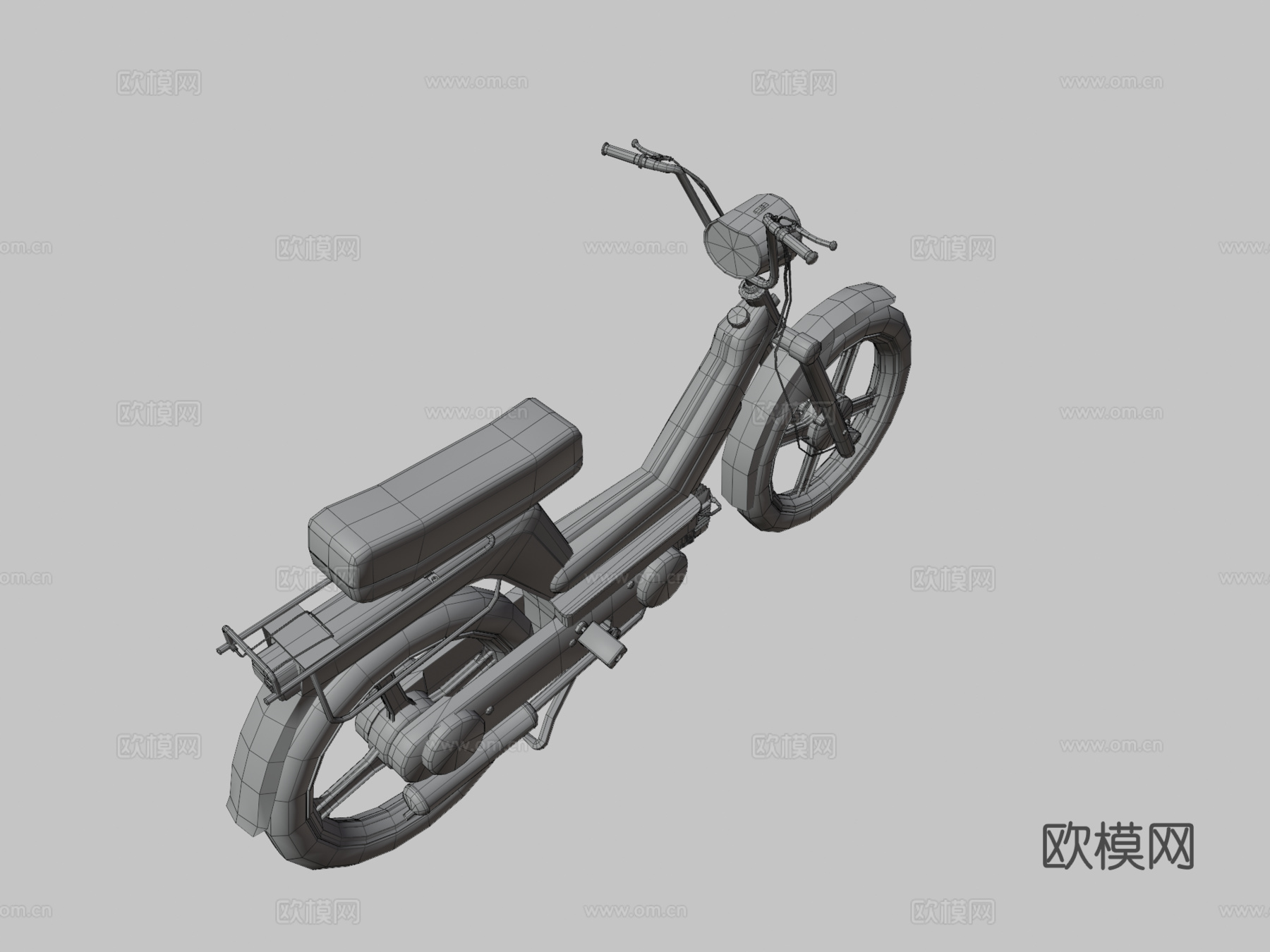 比亚乔SI踏板车su模型
