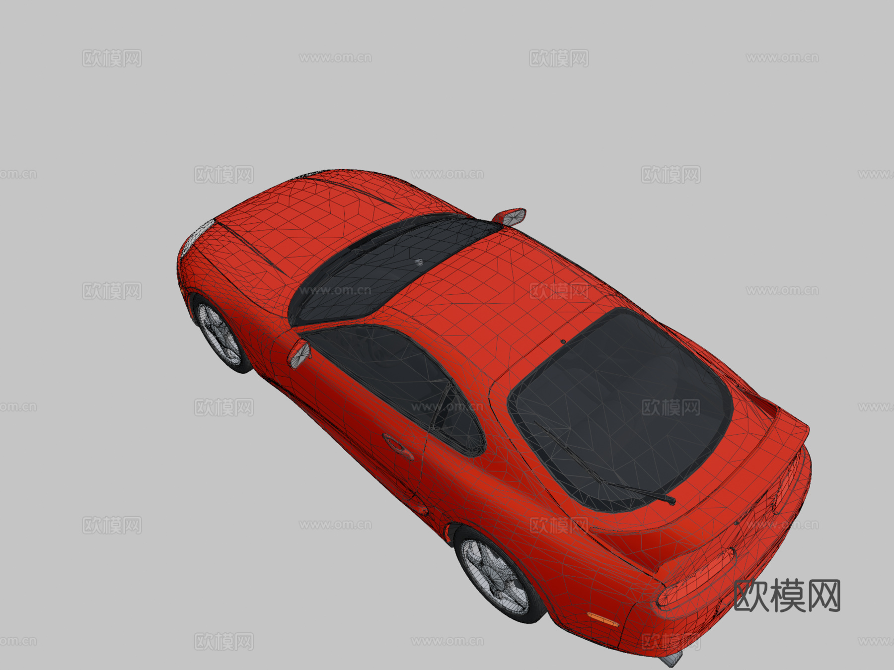 卡通日本丰田Supra MK4su模型