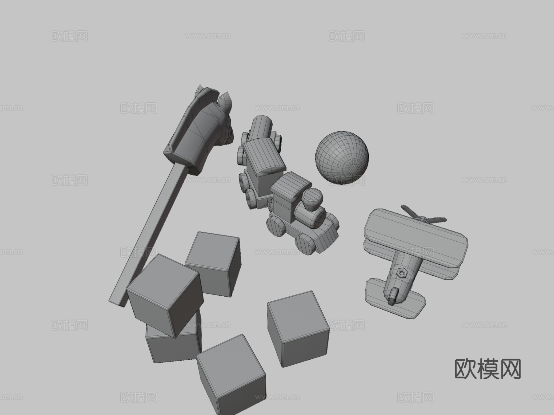 儿童玩具包su模型