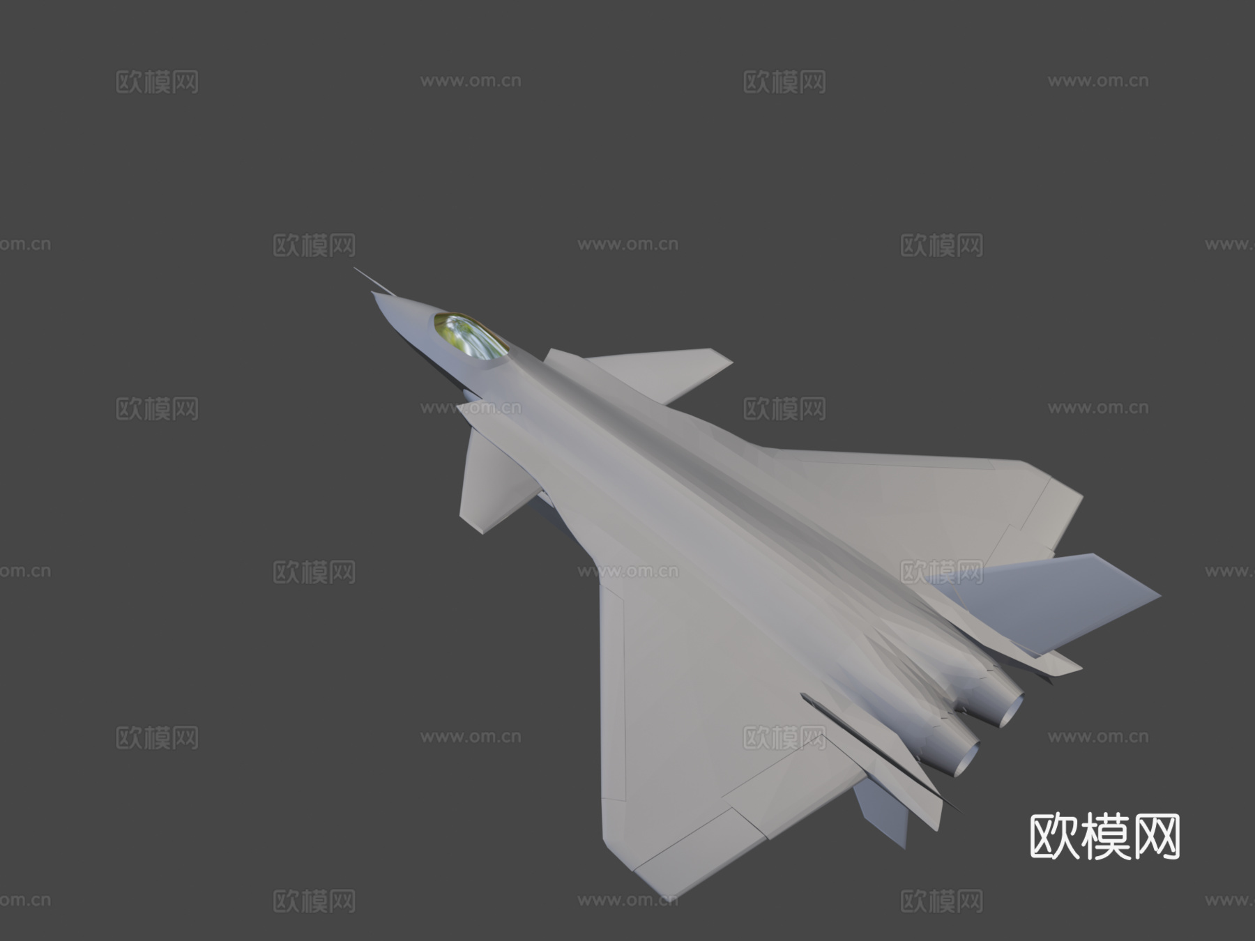 J20 黑鹰喷气式战斗机飞机su模型