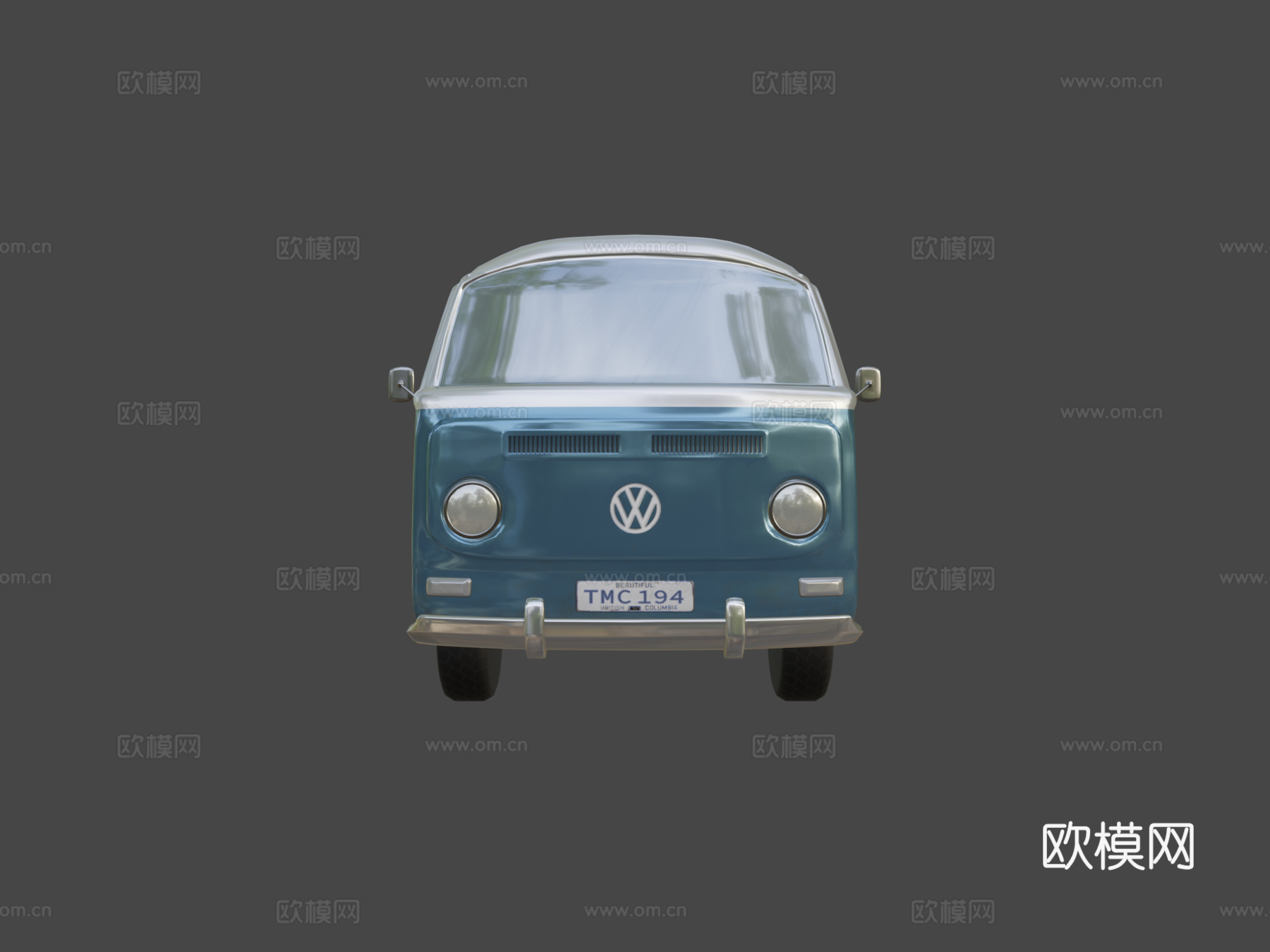 大众T2露营车su模型