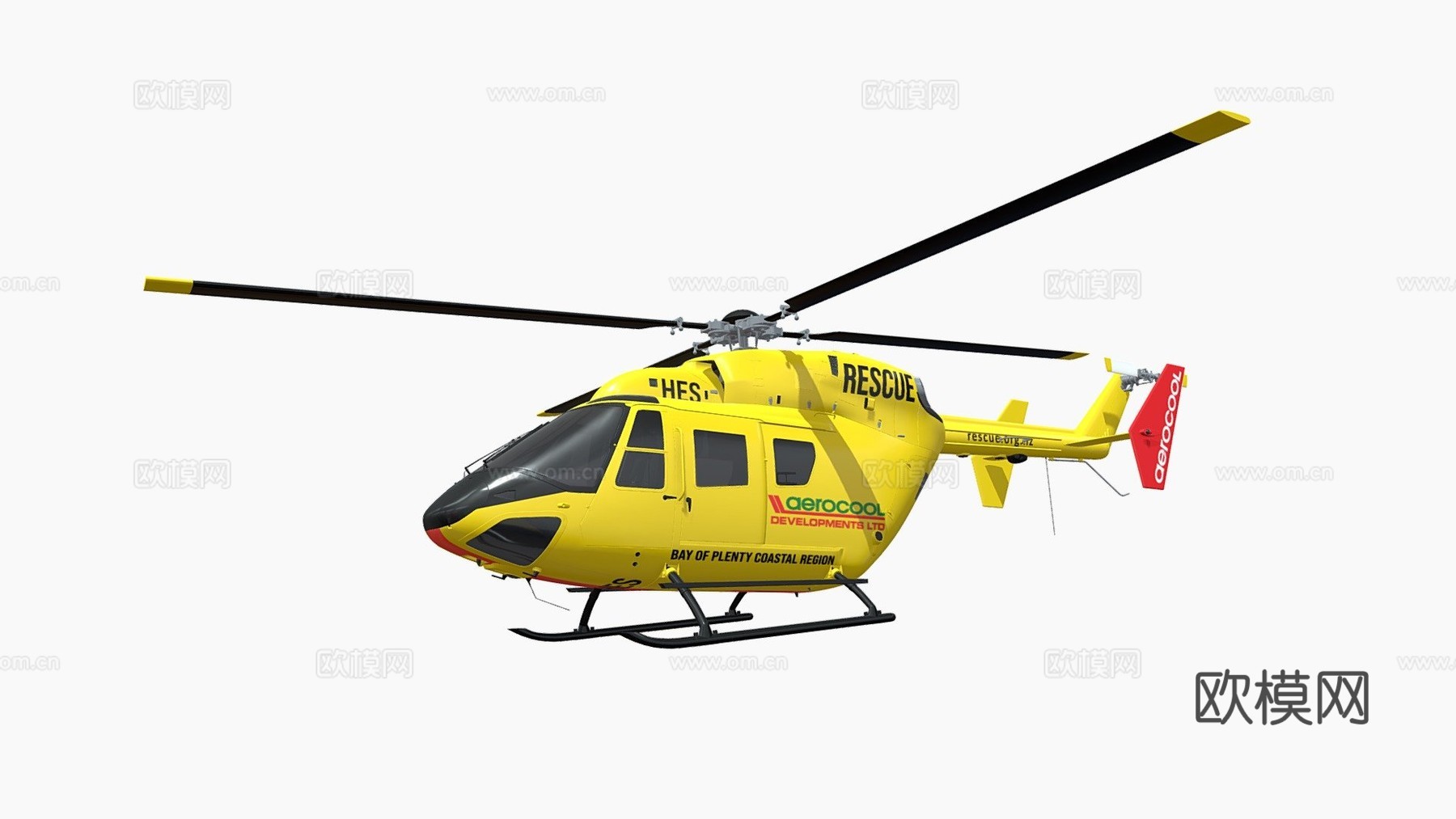 航空救援直升机su模型