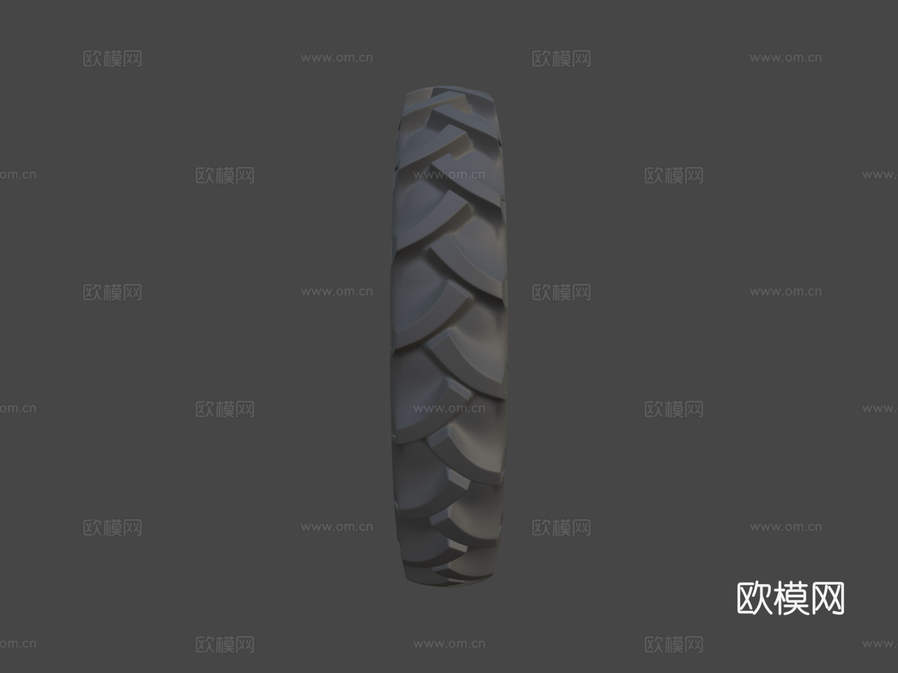 拖拉机轮胎su模型