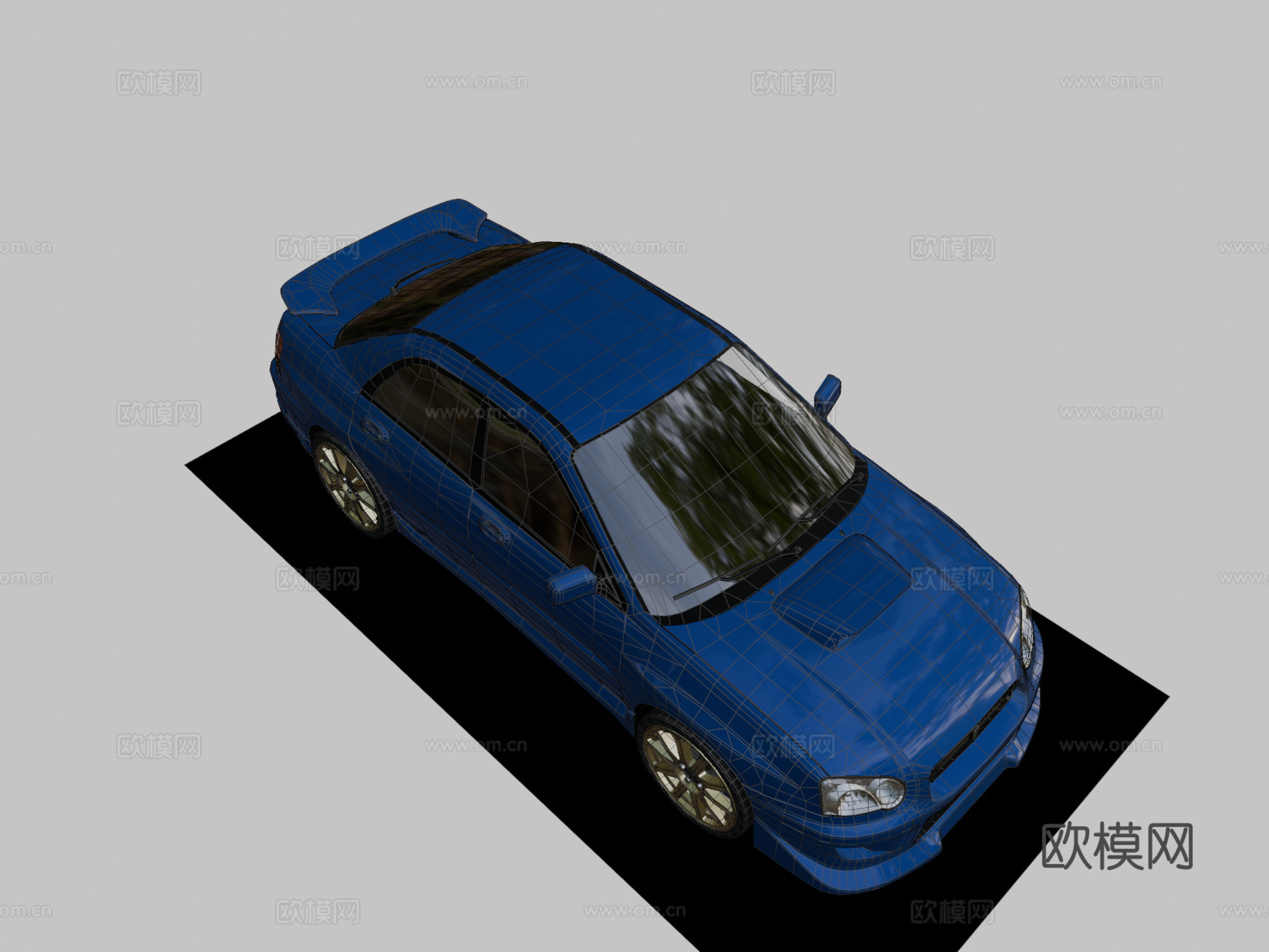 通用富山XR轿车su模型