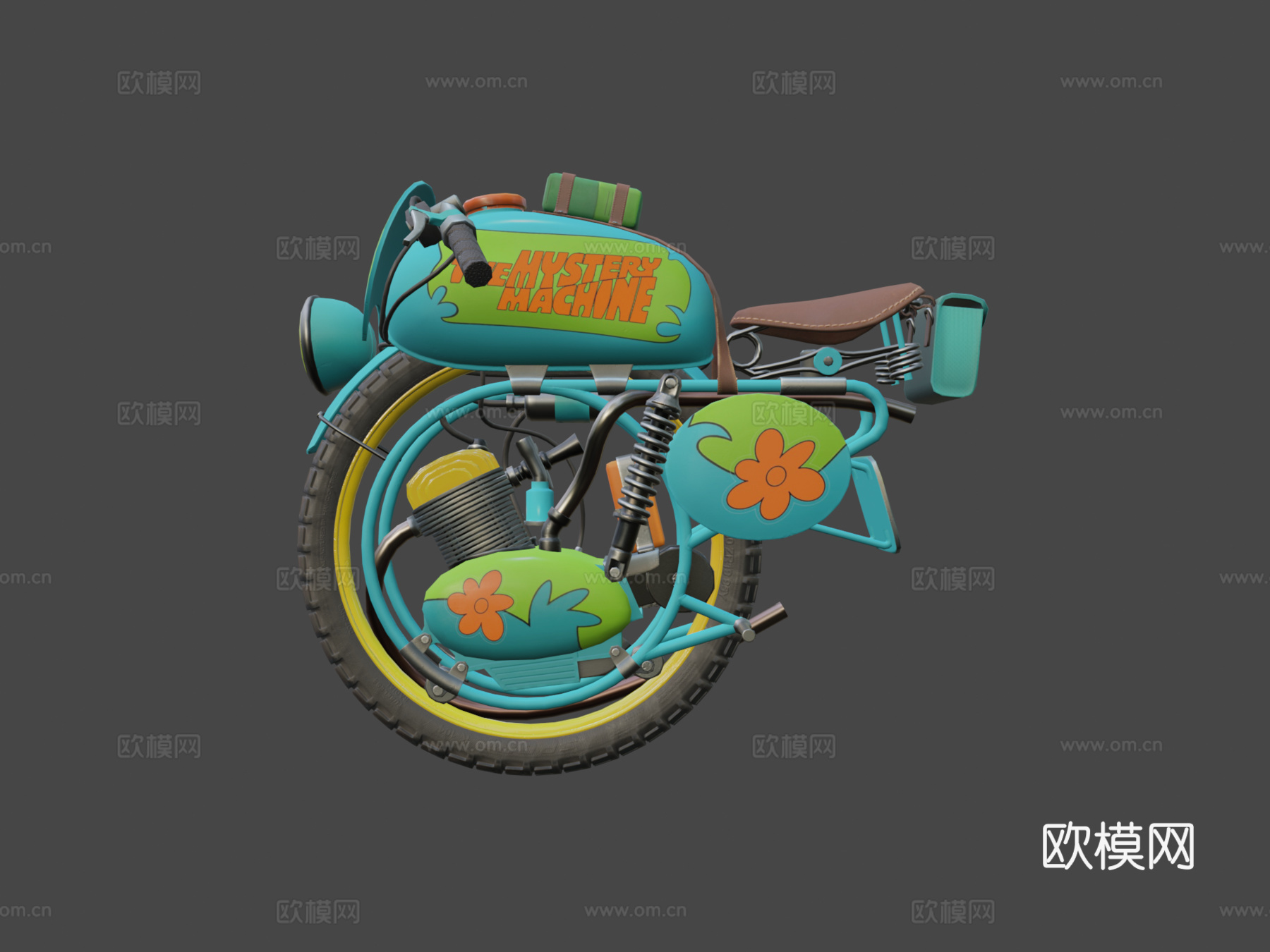 单轮摩托车神秘机器单轮摩托车挑战su模型