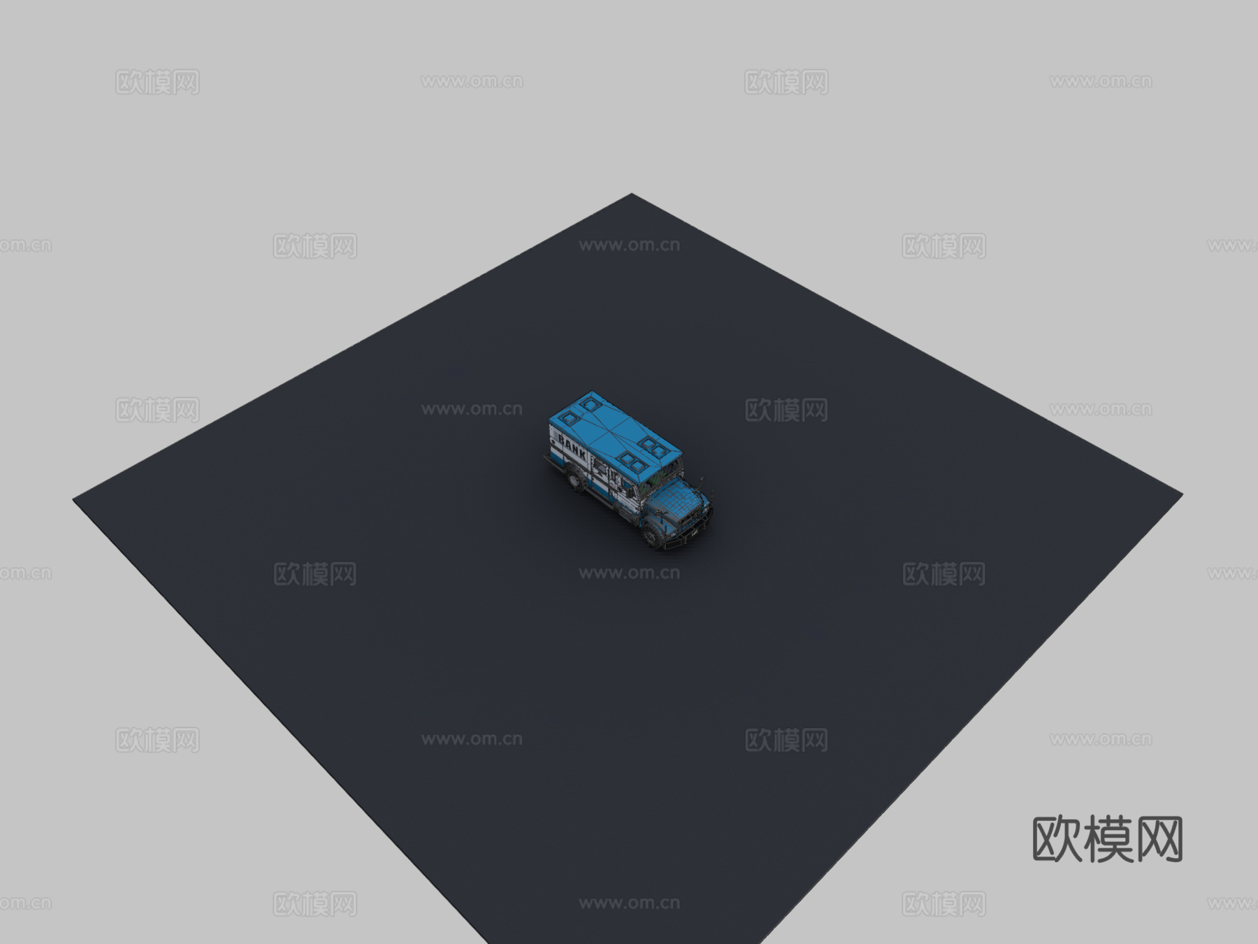 装甲运钞车su模型