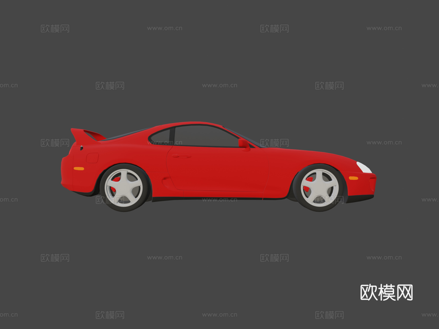 卡通日本丰田Supra MK4su模型