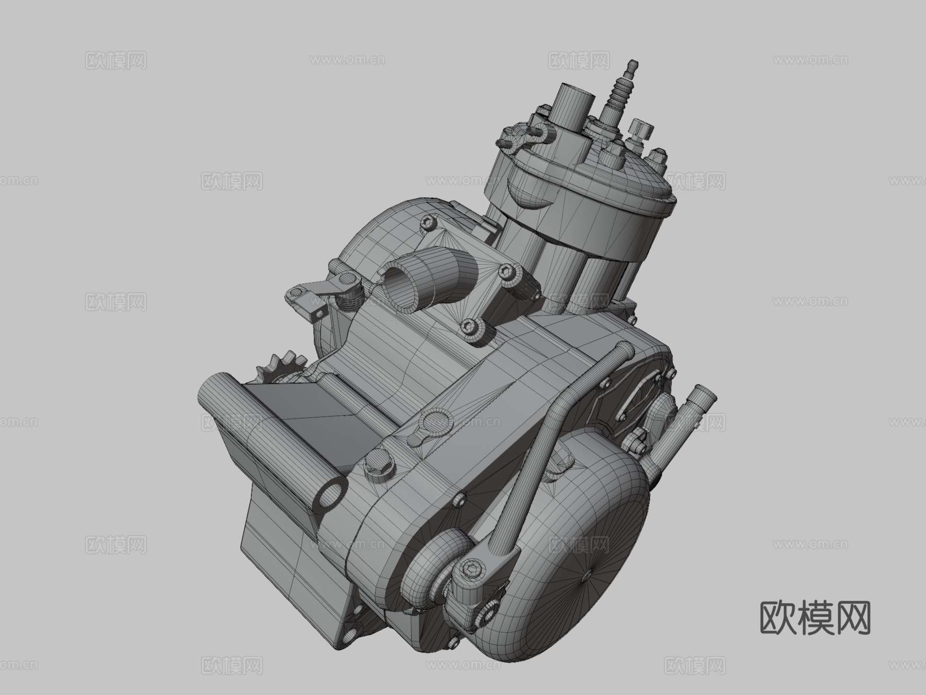 AM6 发动机su模型
