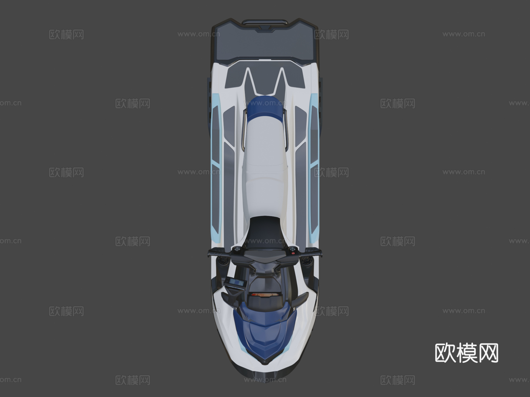 喷气式滑水车su模型