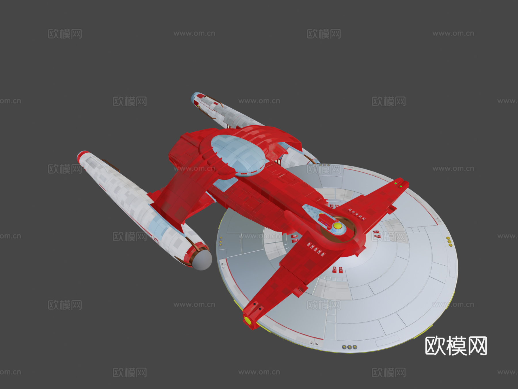 USS萨拉托加星际迷航粉丝设计su模型